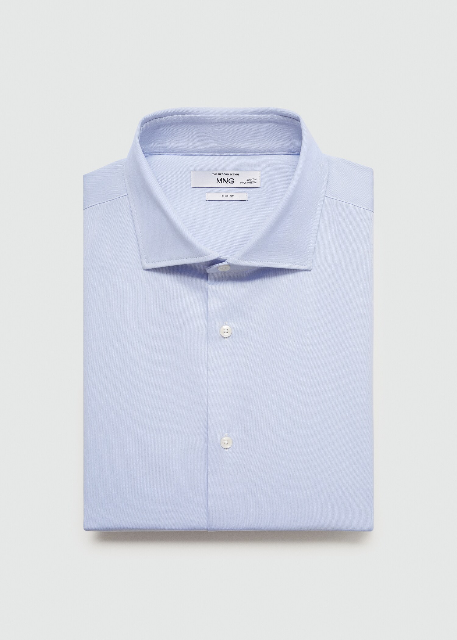 Chemise costume slim-fit tissu twill boutons de manchette - Détail de l'article 8