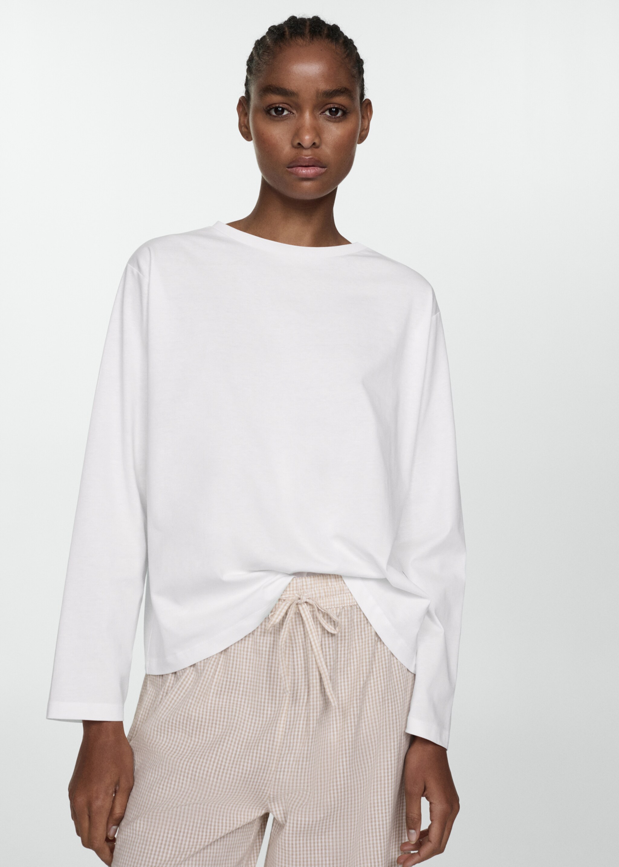 Two-piece cotton pyjamas - Details of the article 1