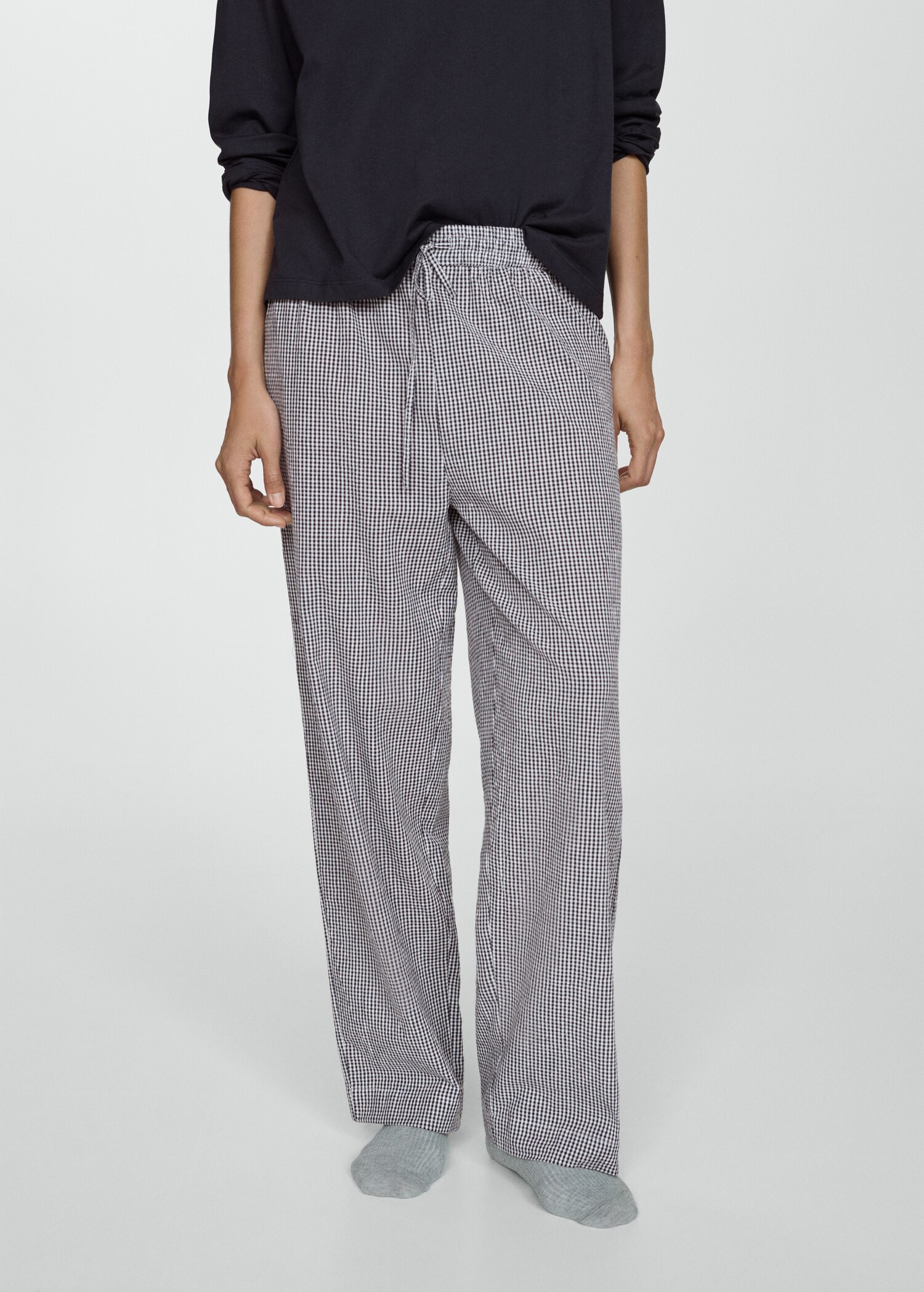 Two-piece cotton pyjamas - Medium plane