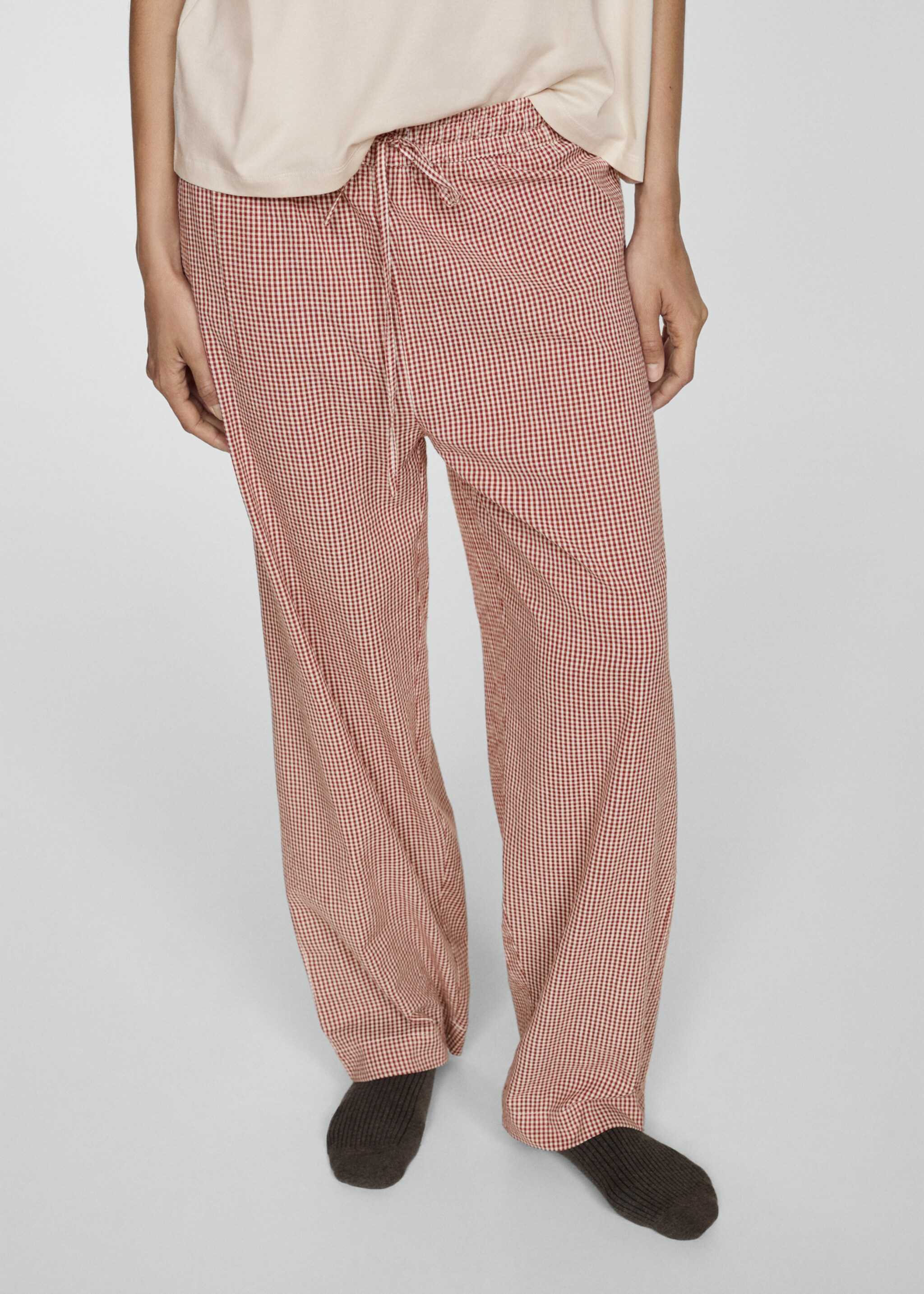 Two-piece cotton pyjamas - Medium plane