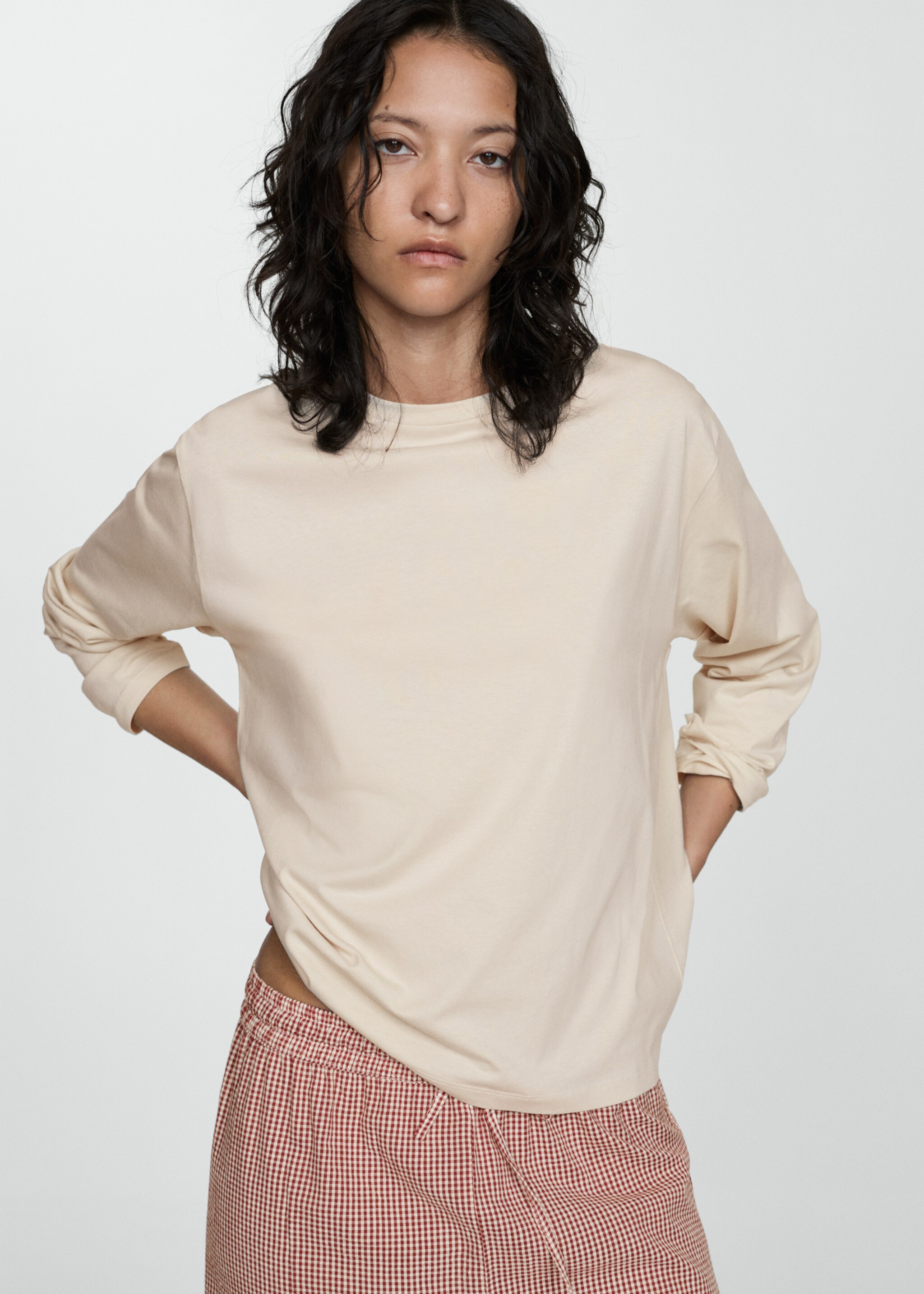 Two-piece cotton pyjamas - Details of the article 2