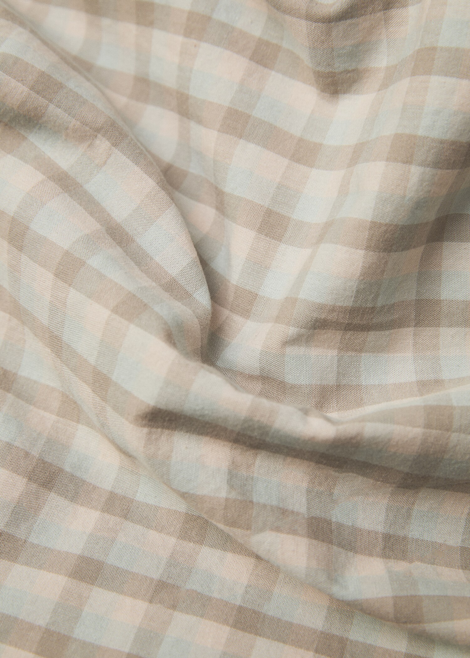 Funda nórdica algodón vichy cama 90cm - Detalle del artículo 1