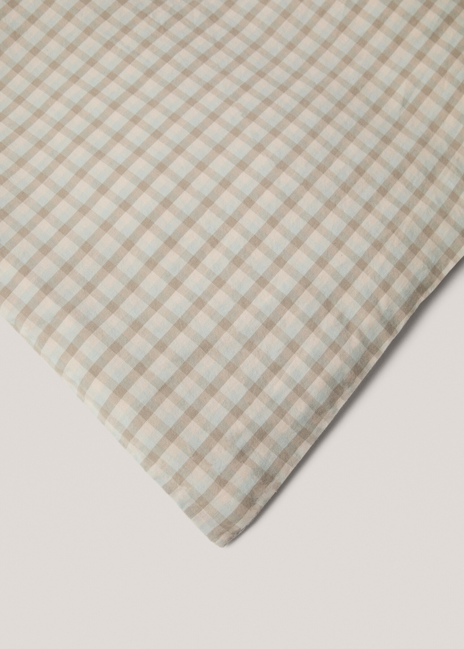 Funda nórdica algodón vichy cama 90cm - Detalle del artículo 3
