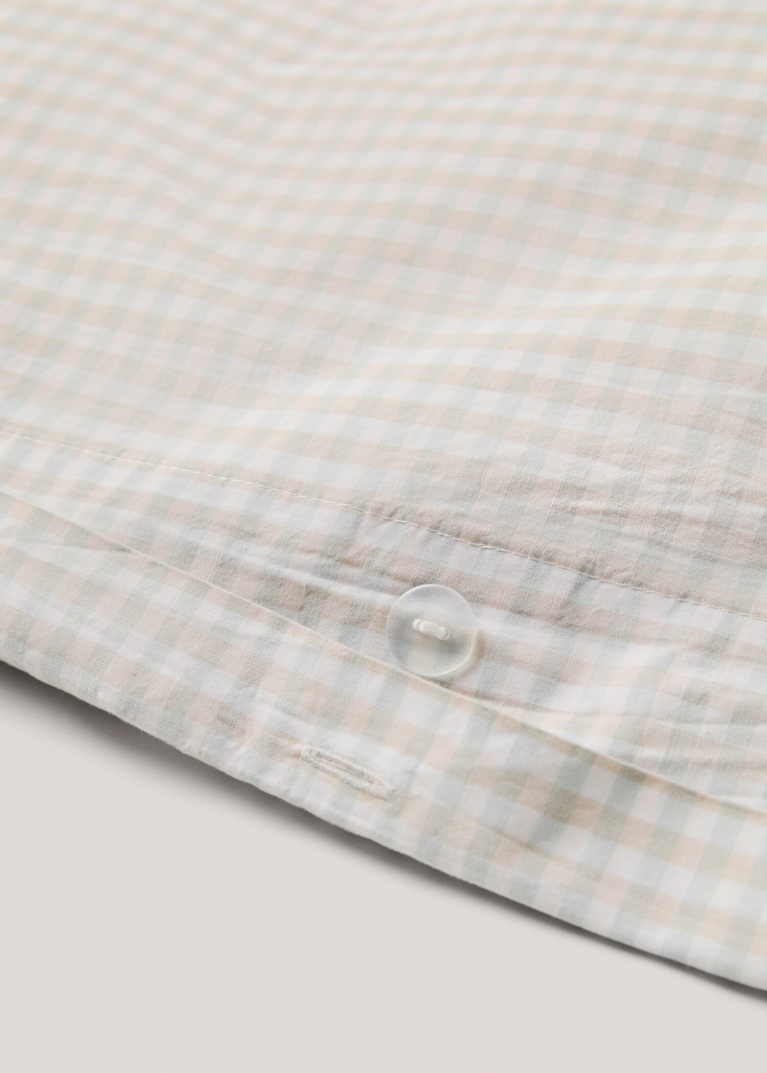Funda nórdica algodón vichy cama 90cm - Detalle del artículo 2