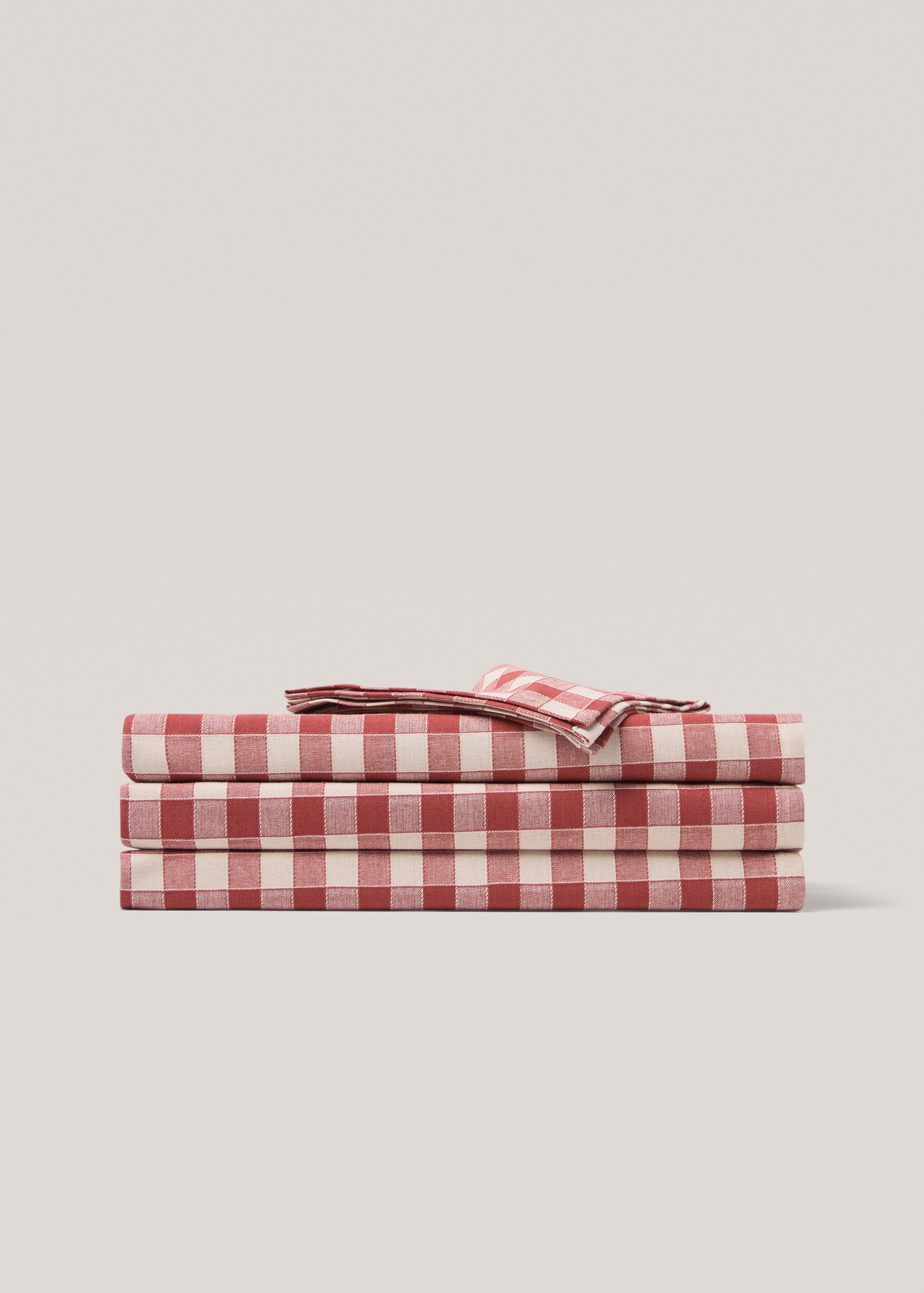 Cotton check napkin - Details of the article 3