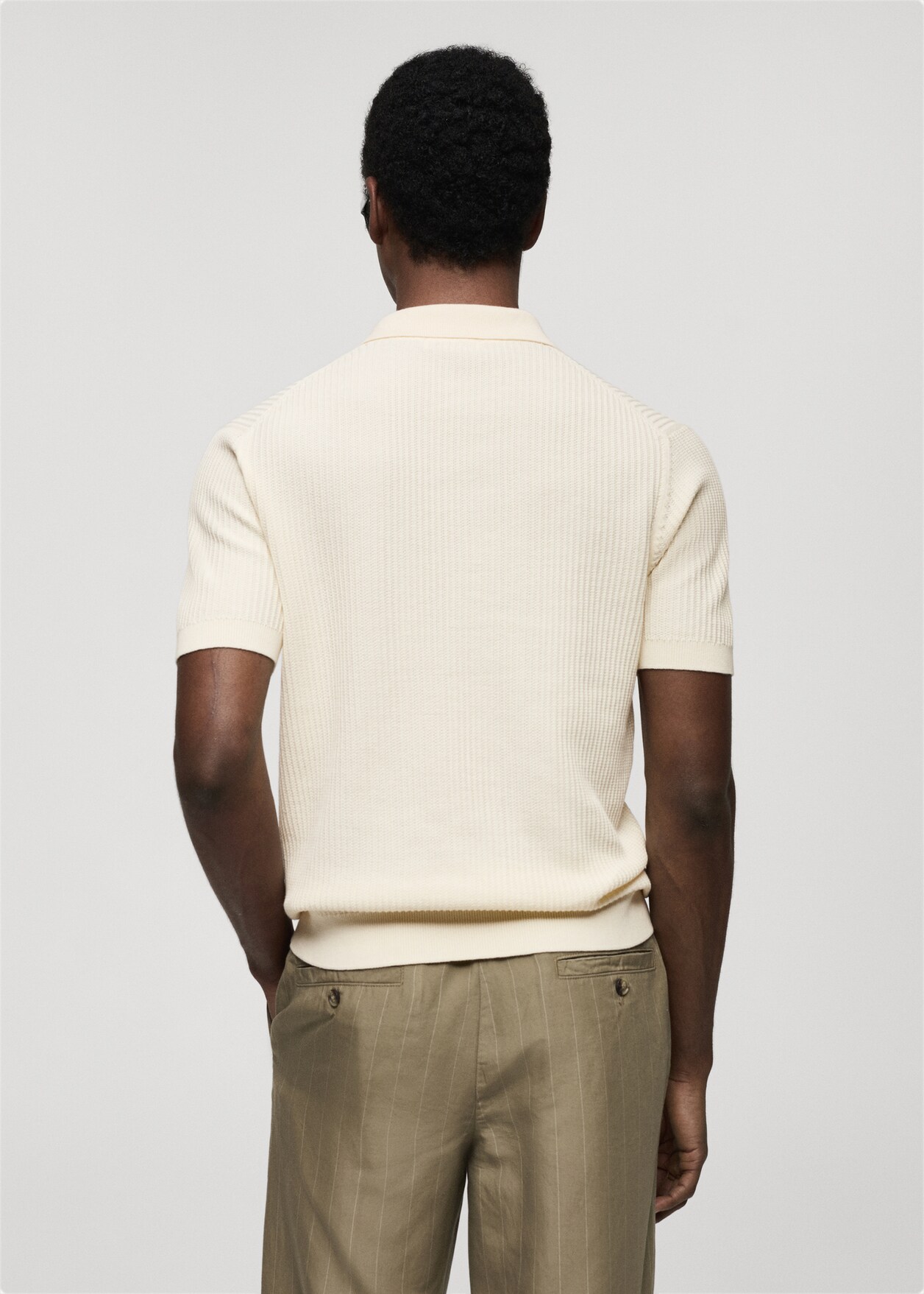 Landon | Men’s Ribbed Collared Polo Shirt