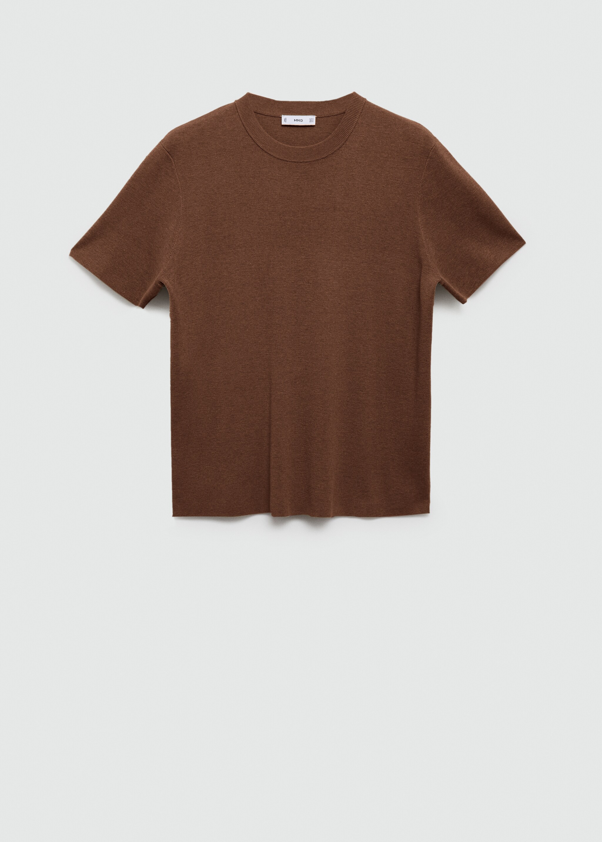 T-shirt de malha de algodão - Artigo sem modelo