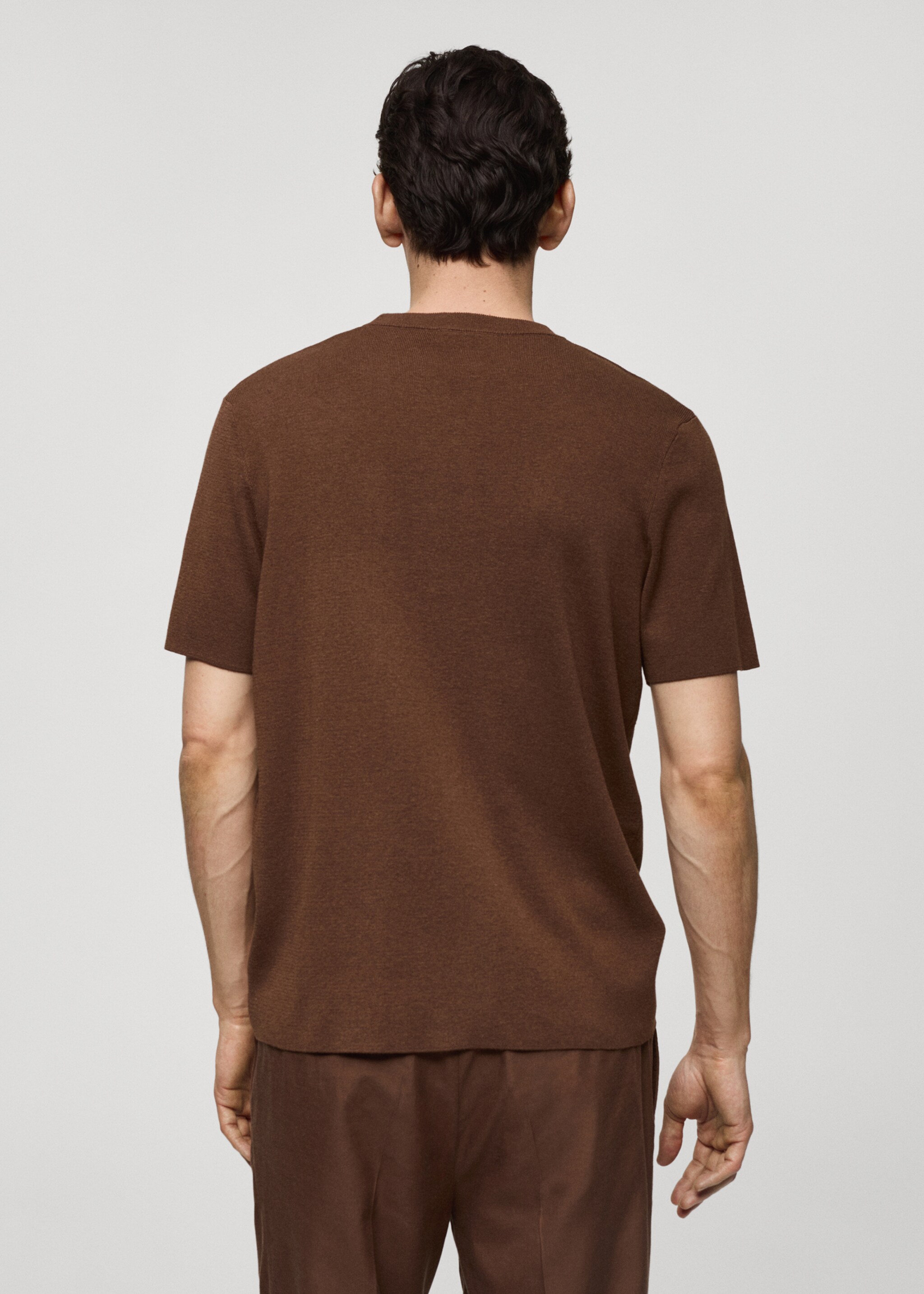 T-shirt maille coton - Verso de l’article