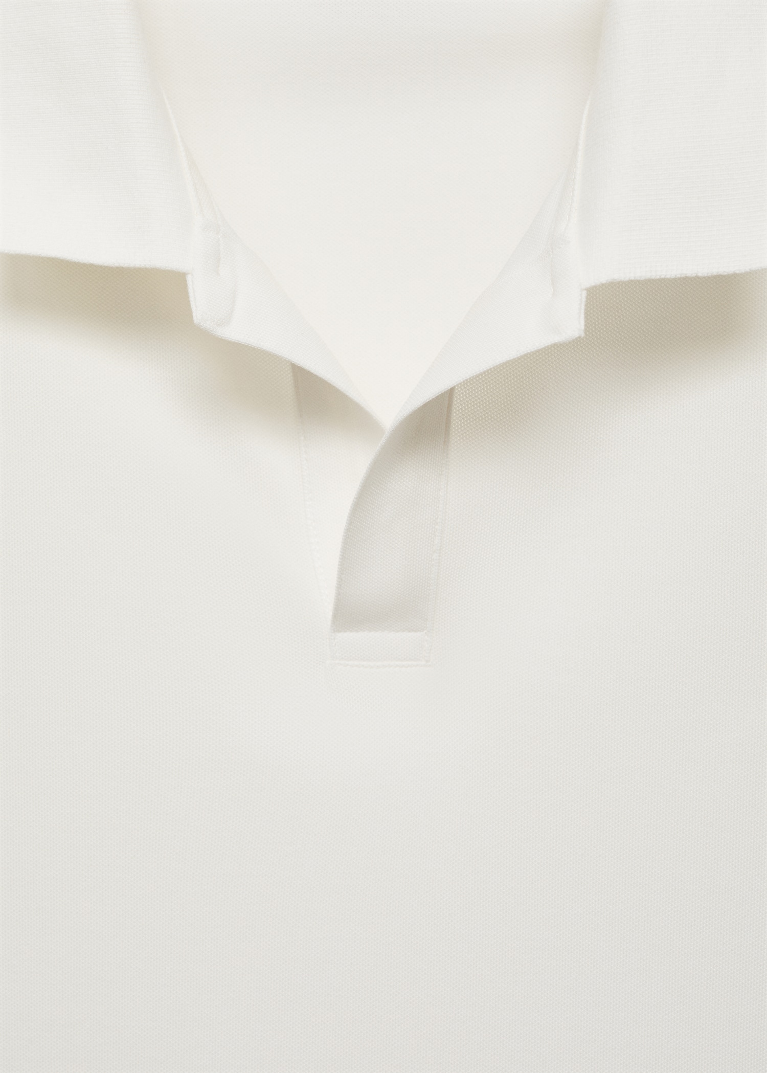 Slim-fit cotton-piqué polo shirt - Details of the article 8