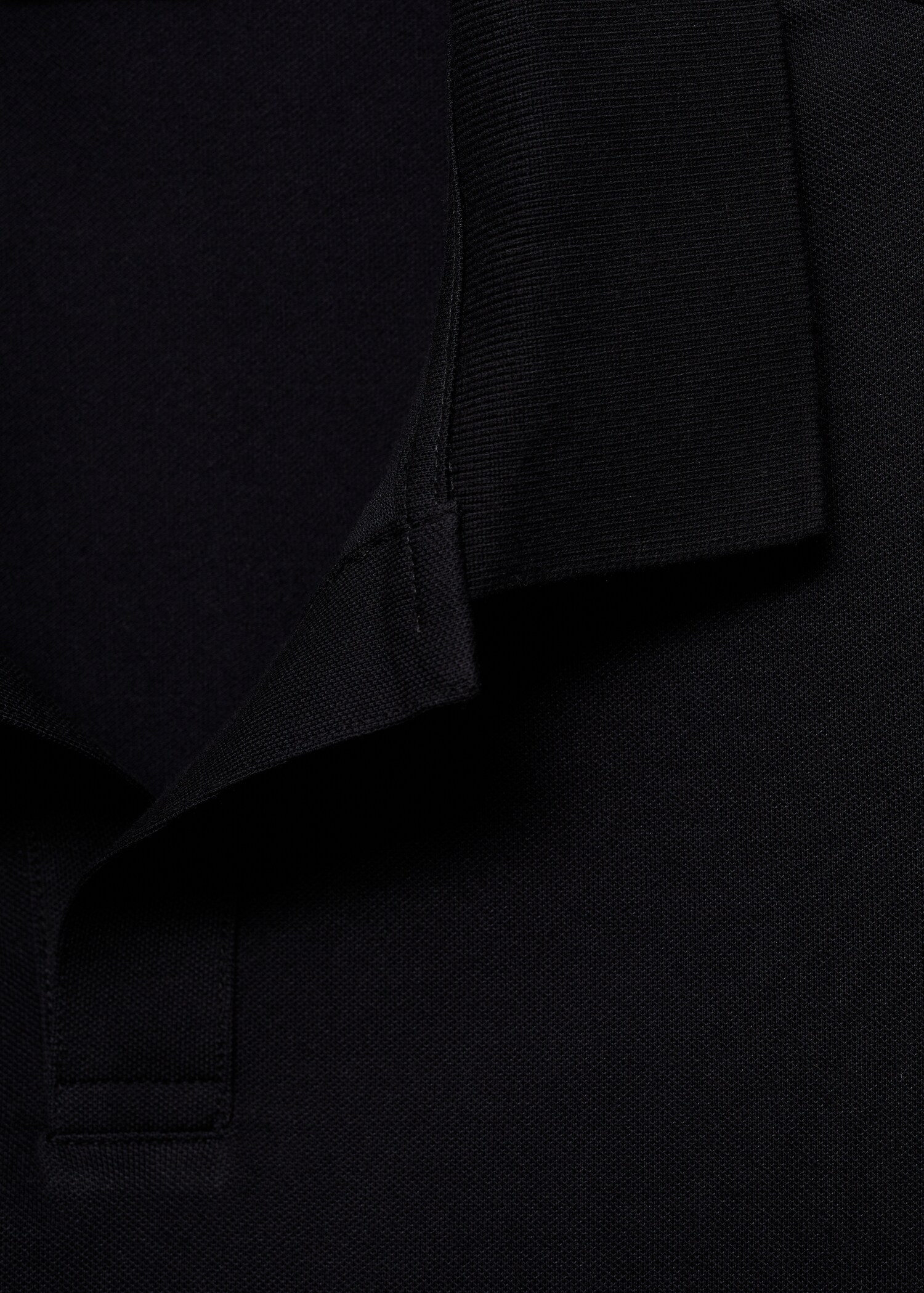 Slim-fit cotton-piqué polo shirt - Details of the article 8