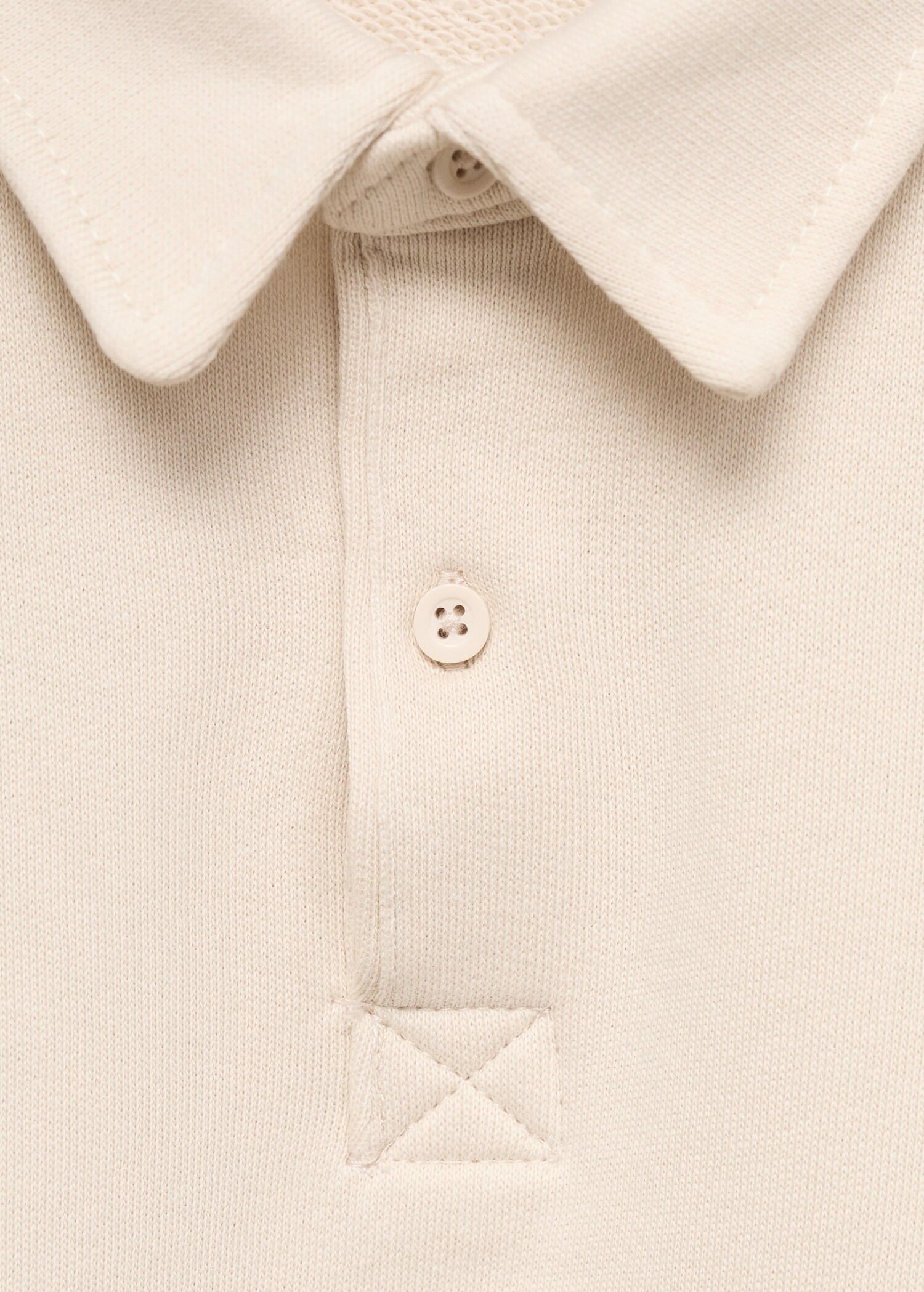 Long sleeves cotton polo - Details of the article 8