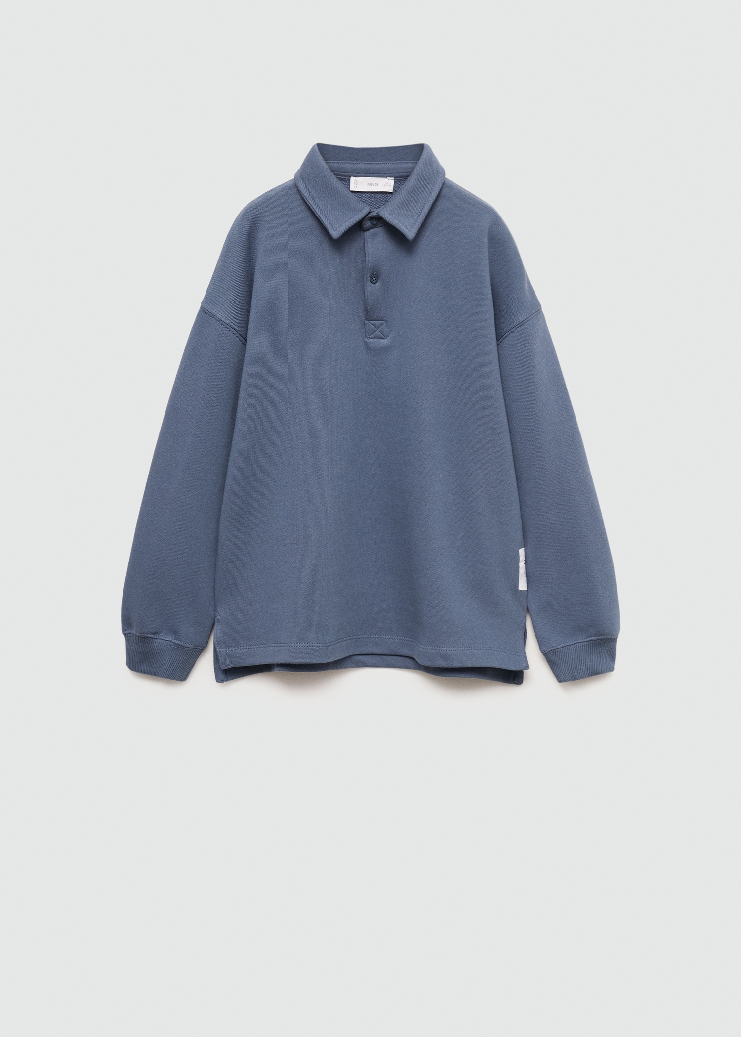 Long sleeves cotton polo - Article without model