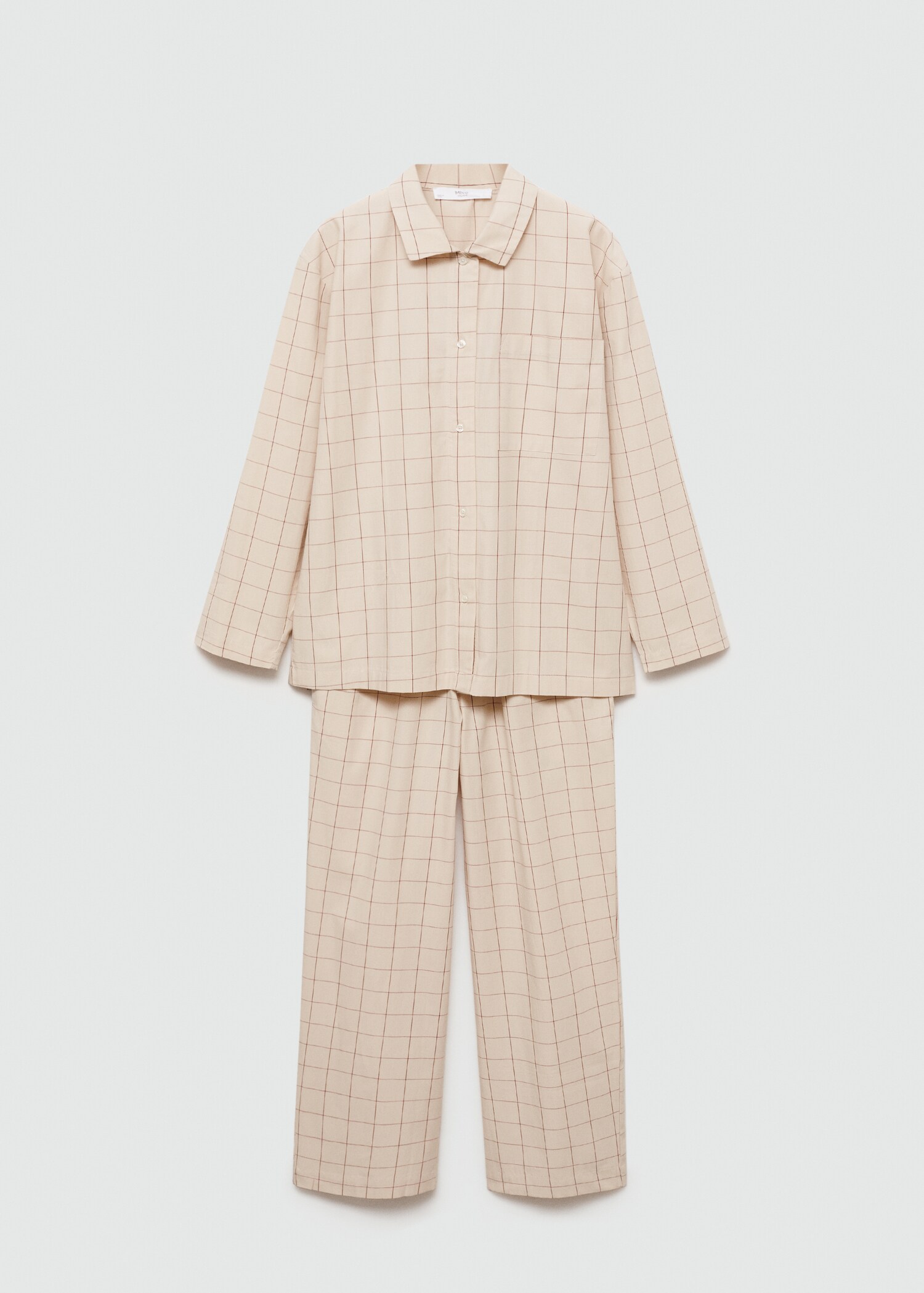 Pyjama deux pièces carreaux - Article sans modèle