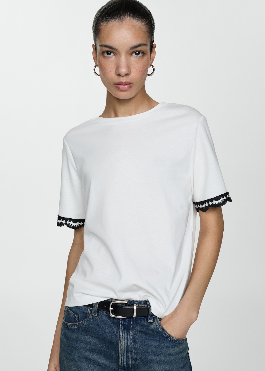 Camisetas mango mujer manga corta hotsell