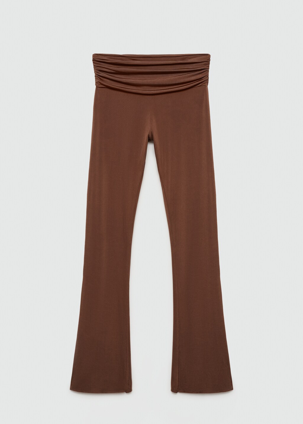 Pantalon vuelto drapeado Mujer MANGO Espana Peninsula y Baleares