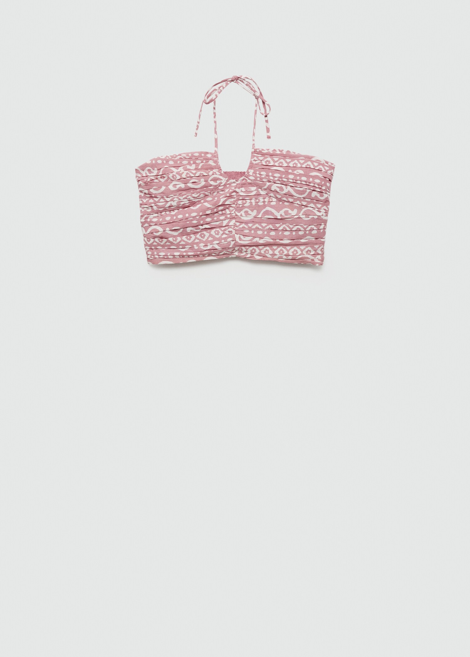 Printed crop top - Article without model