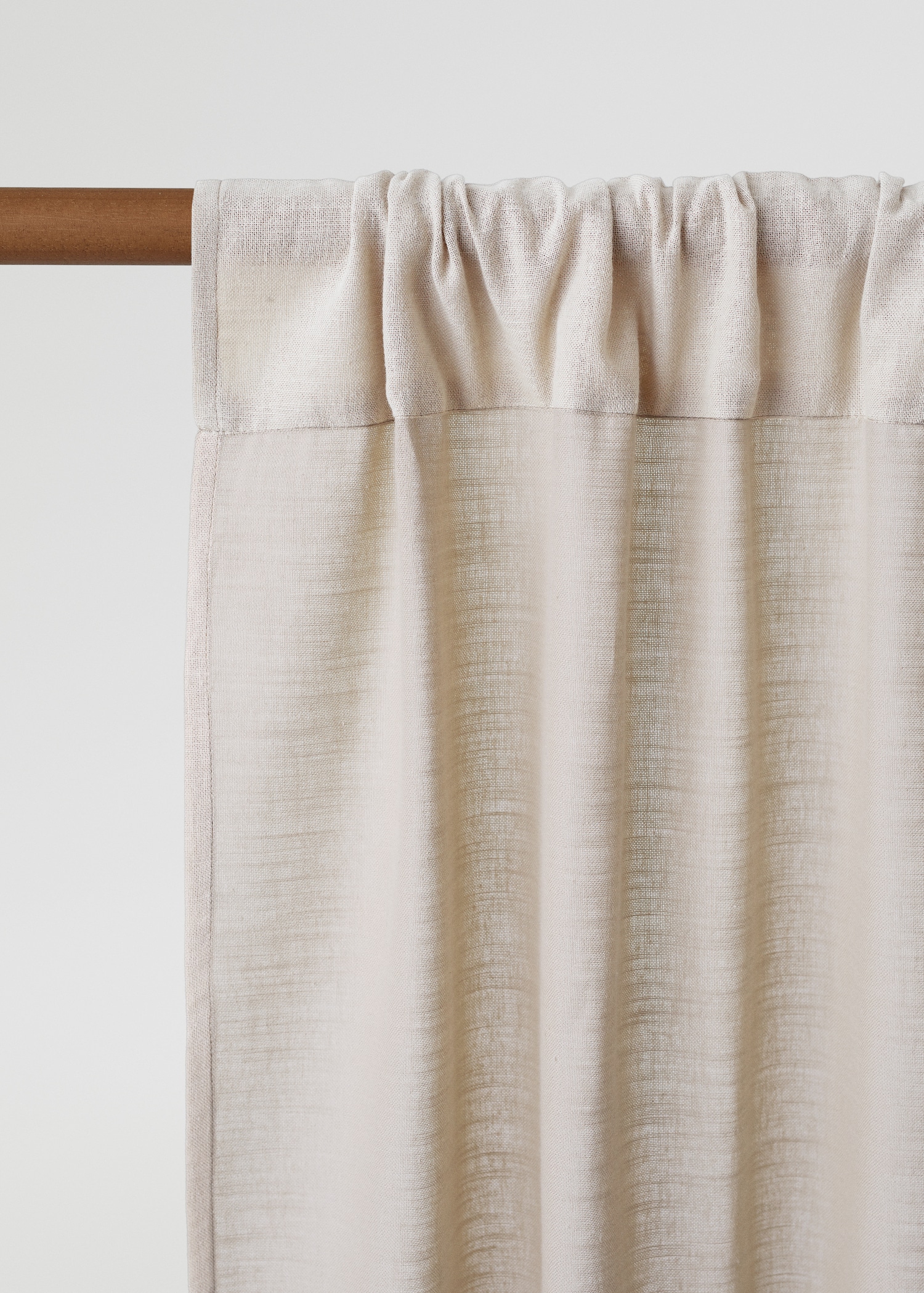 100% cotton curtain 145x260cm - Medium plane