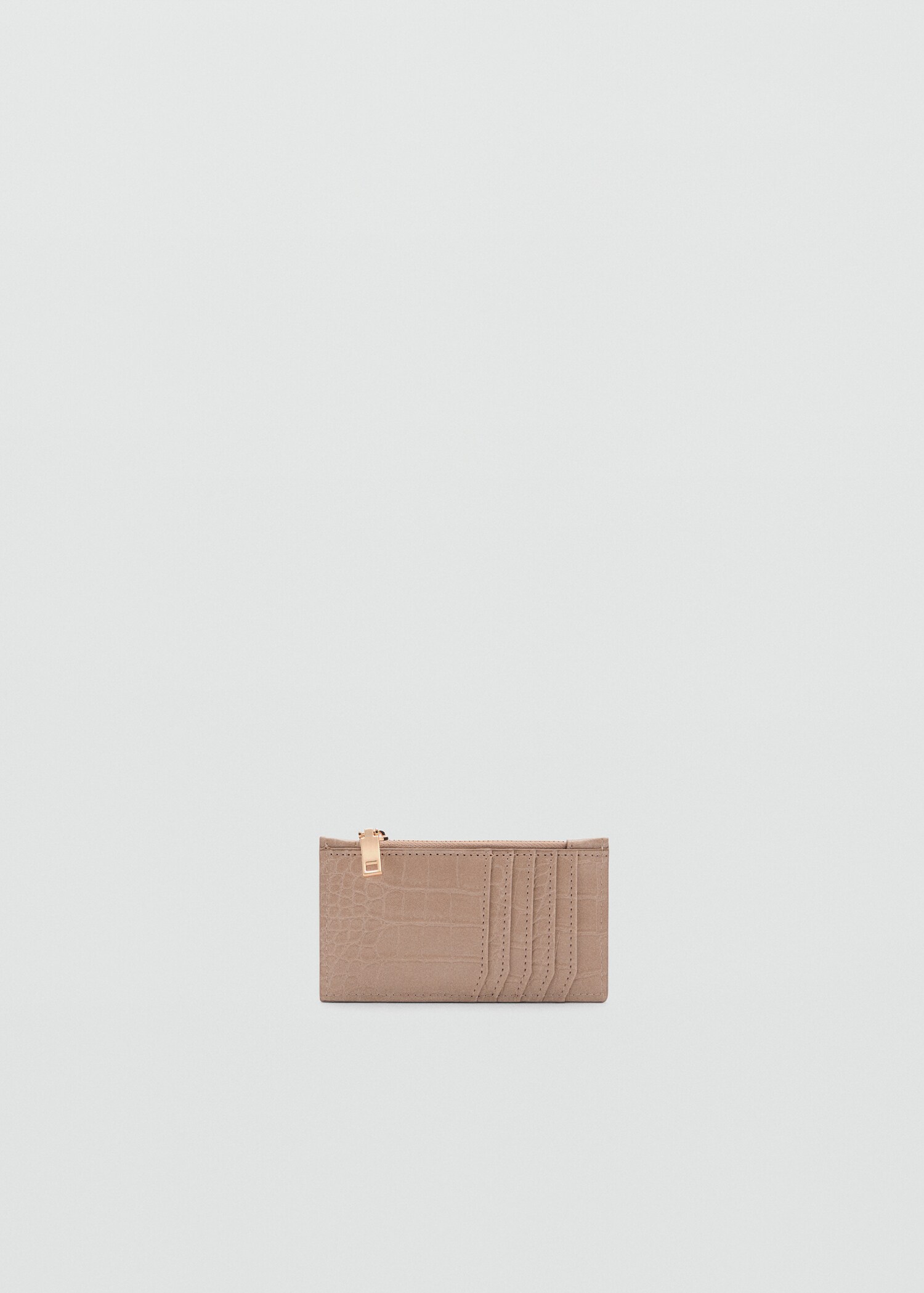 Crocodileeffect cardholder - Medium plane