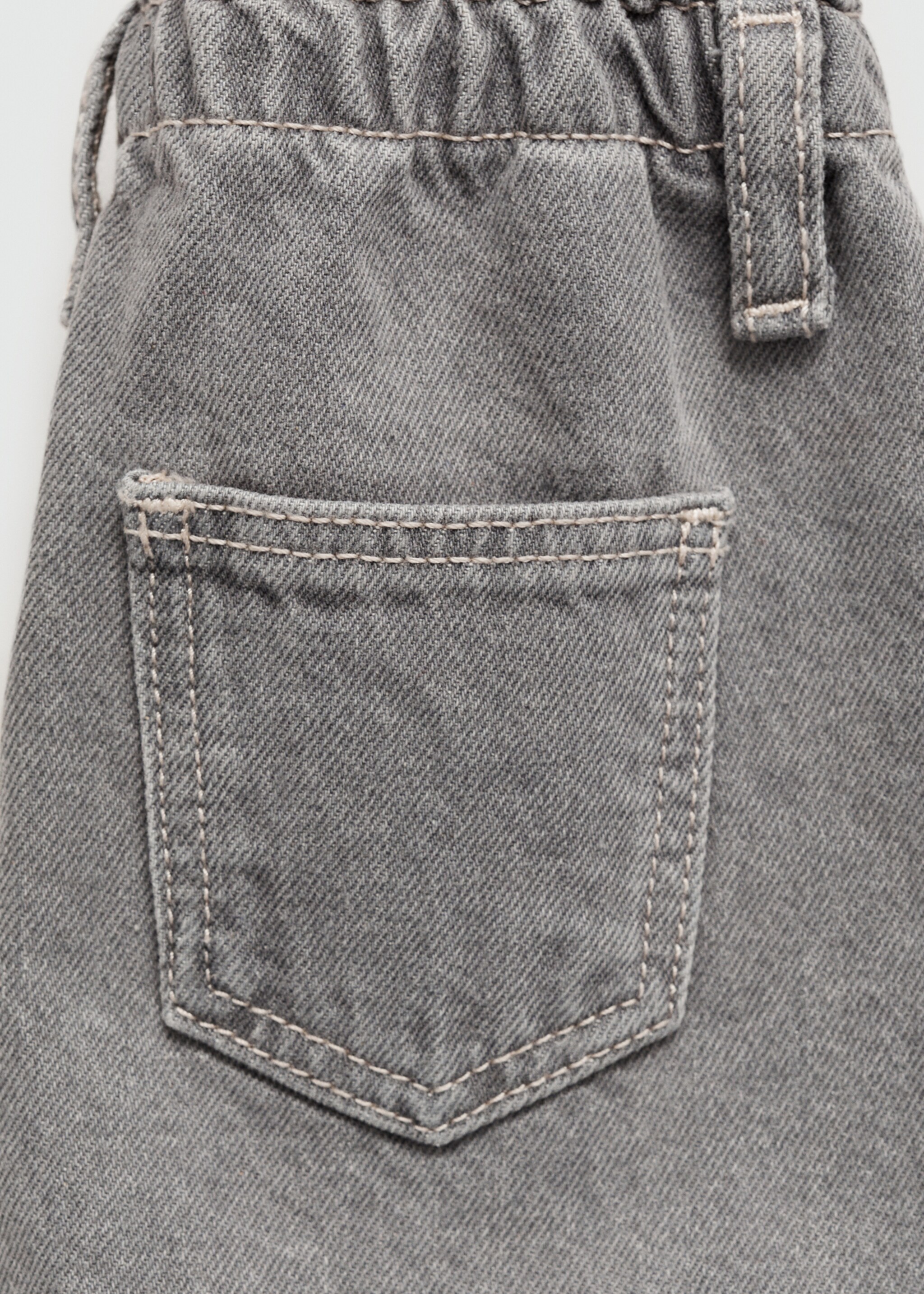 Paperbag denim skirt - Details of the article 0