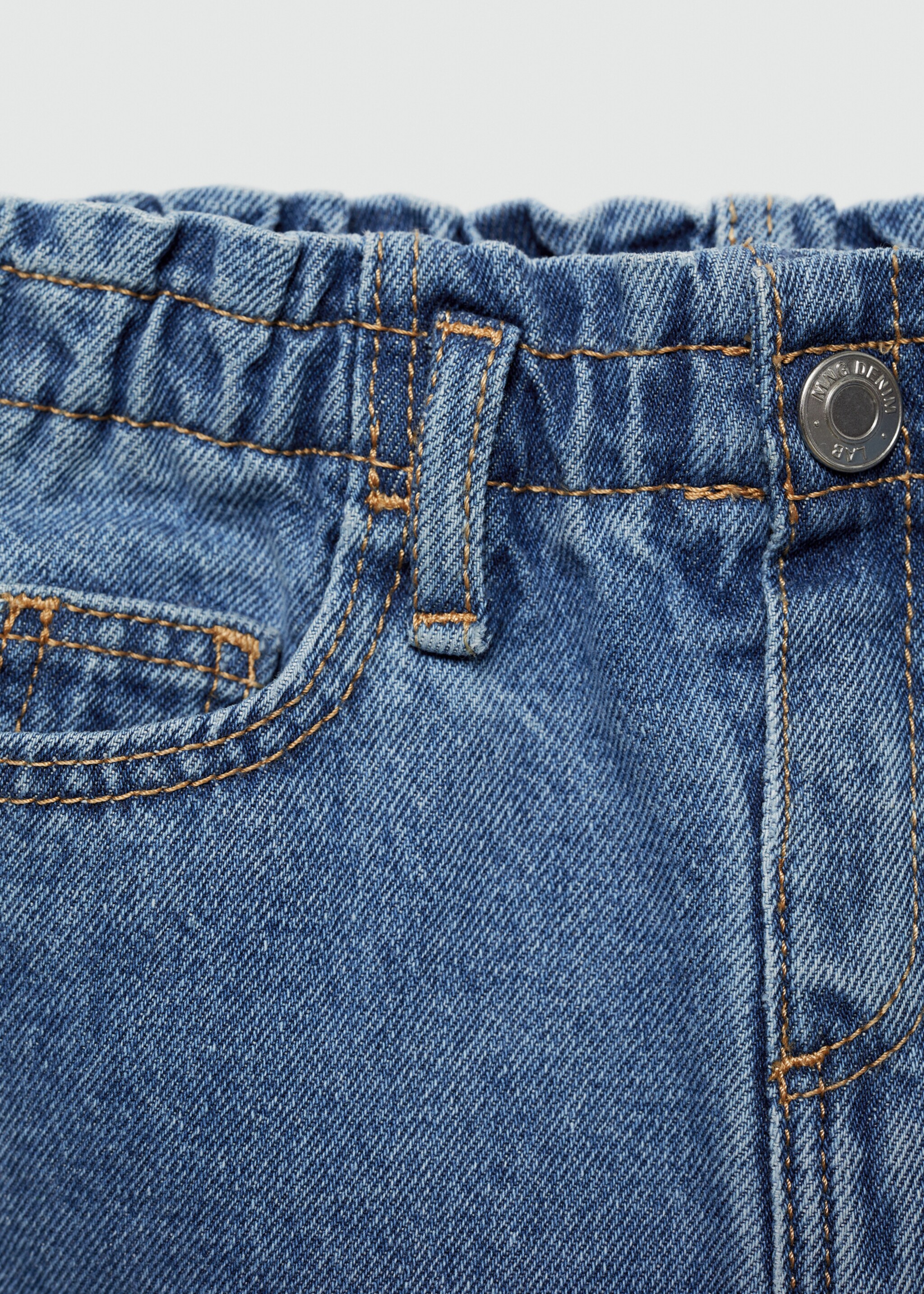 Paperbag denim skirt - Details of the article 8