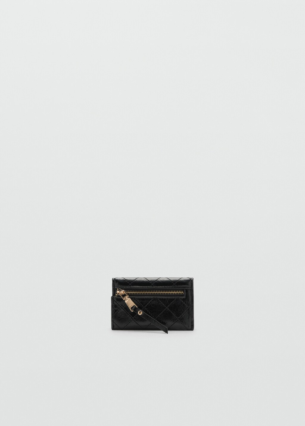 Monedero solapa costuras decorativas Mujer MANGO Espana Peninsula y Baleares