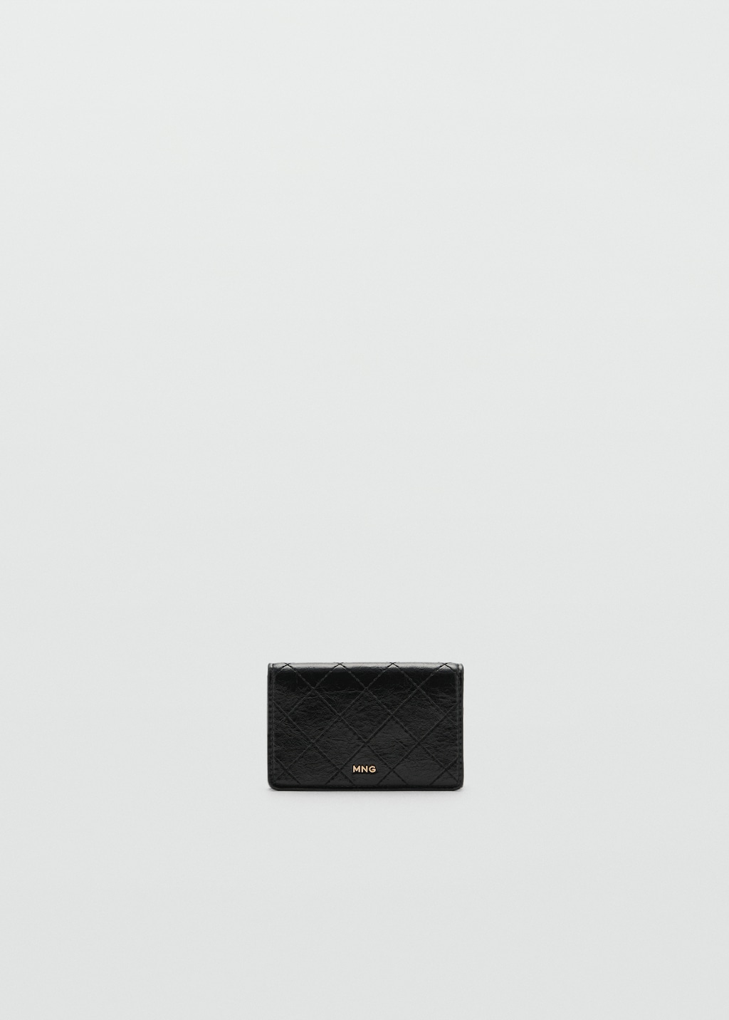 Coin purse with flap and decorative stitching Women MANGO United Kingdom