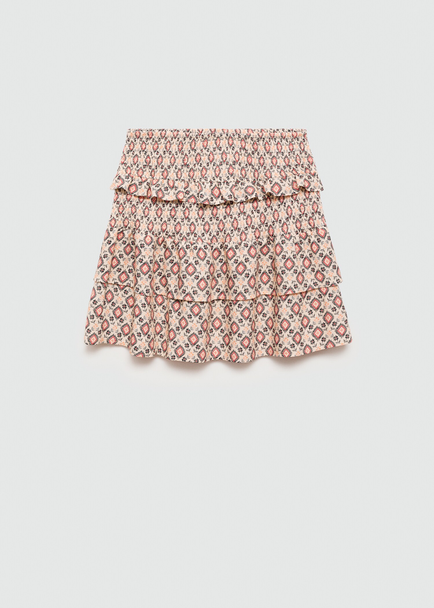 Printed ruffle skirt - Article without model