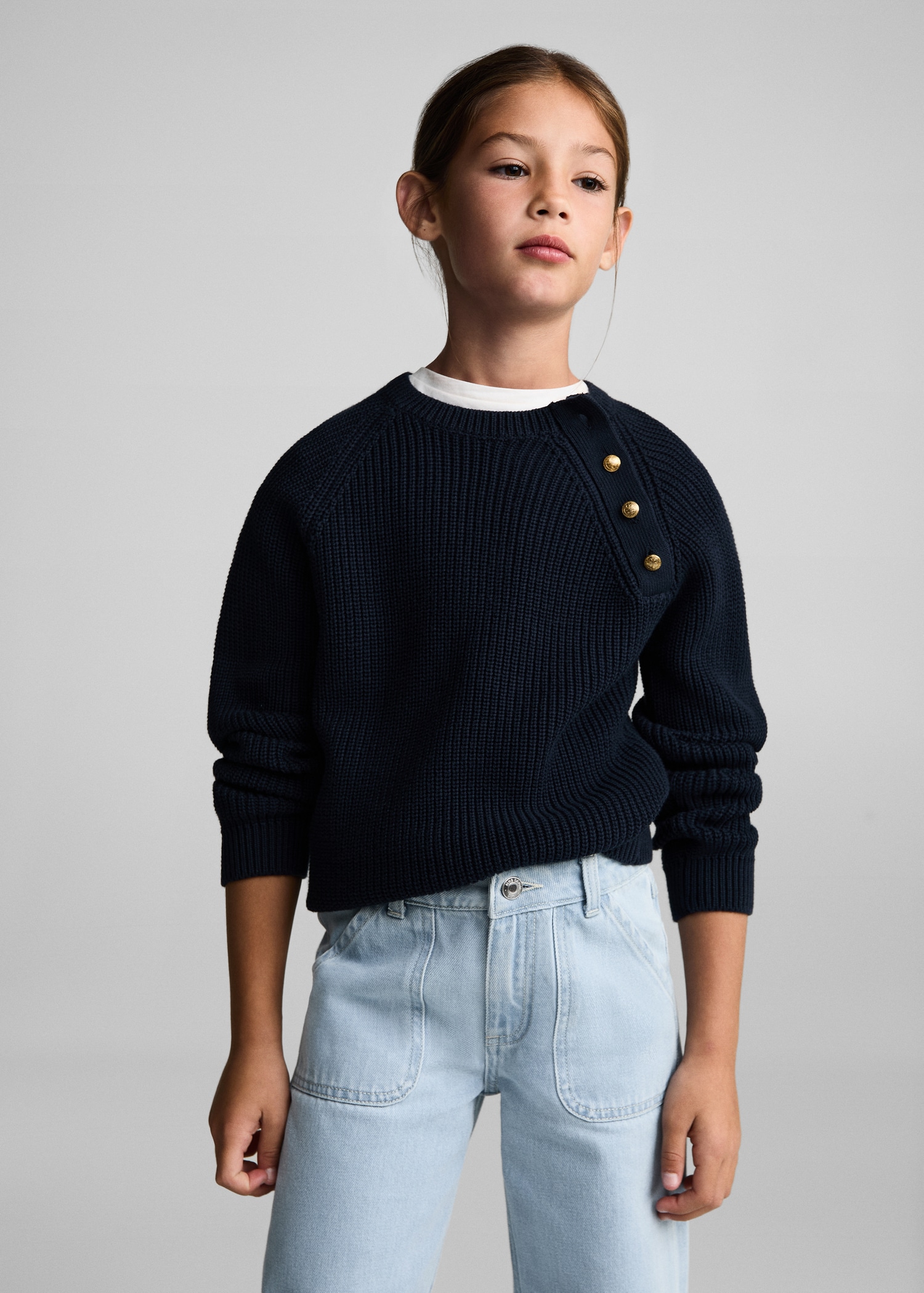 Jeans Wideleg bolsillos - Plano medio