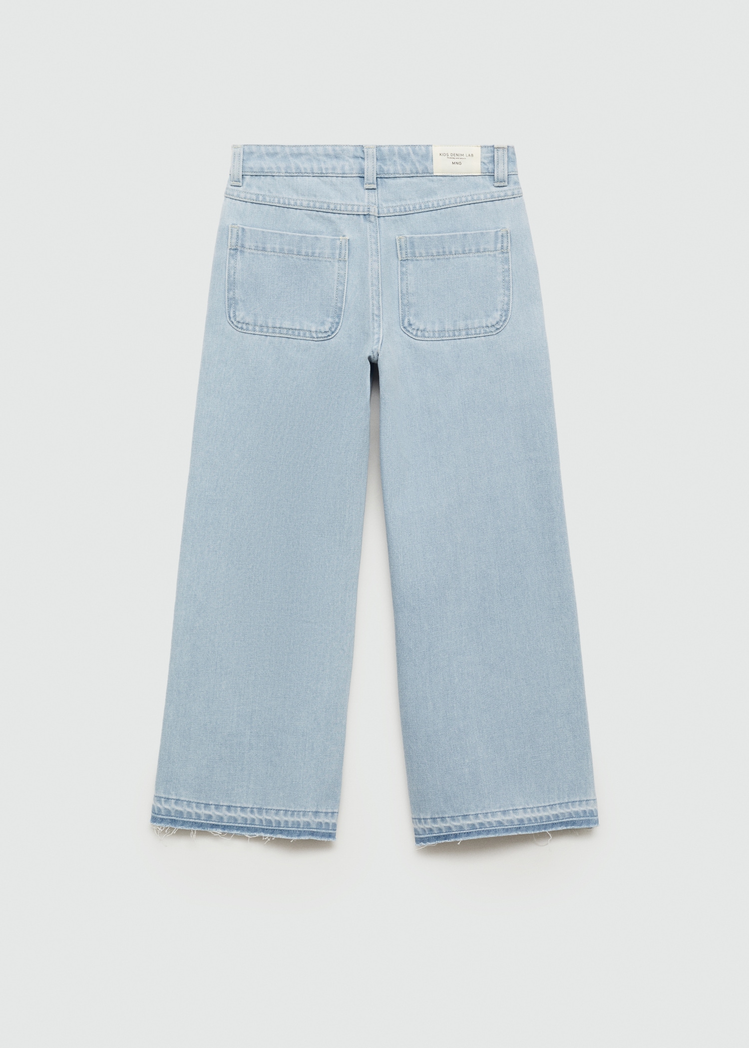 Jeans Wideleg bolsillos - Reverso del artículo