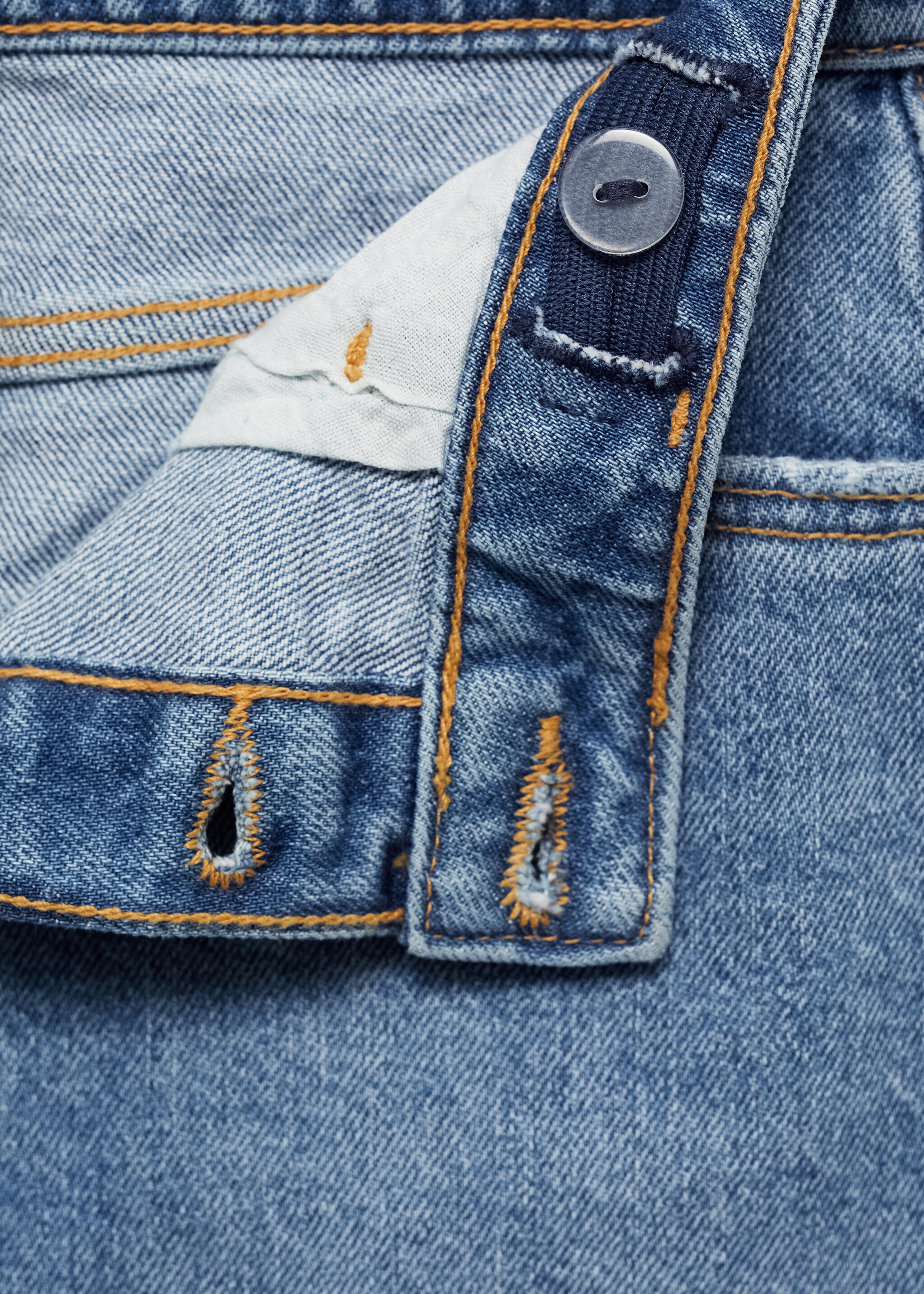 Buttoned denim skirt - Details of the article 8