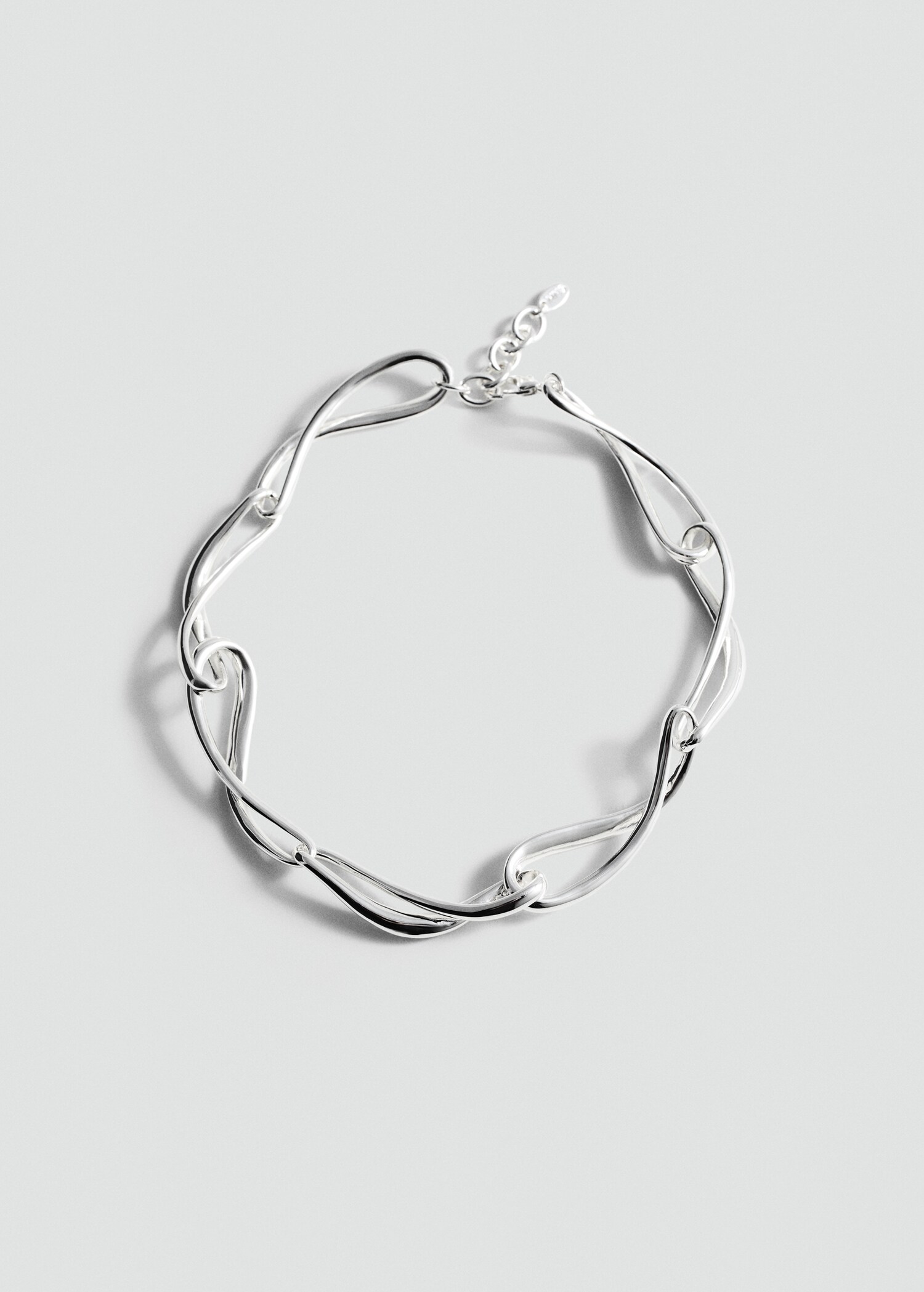 Asymmetrical link necklace - Article without model
