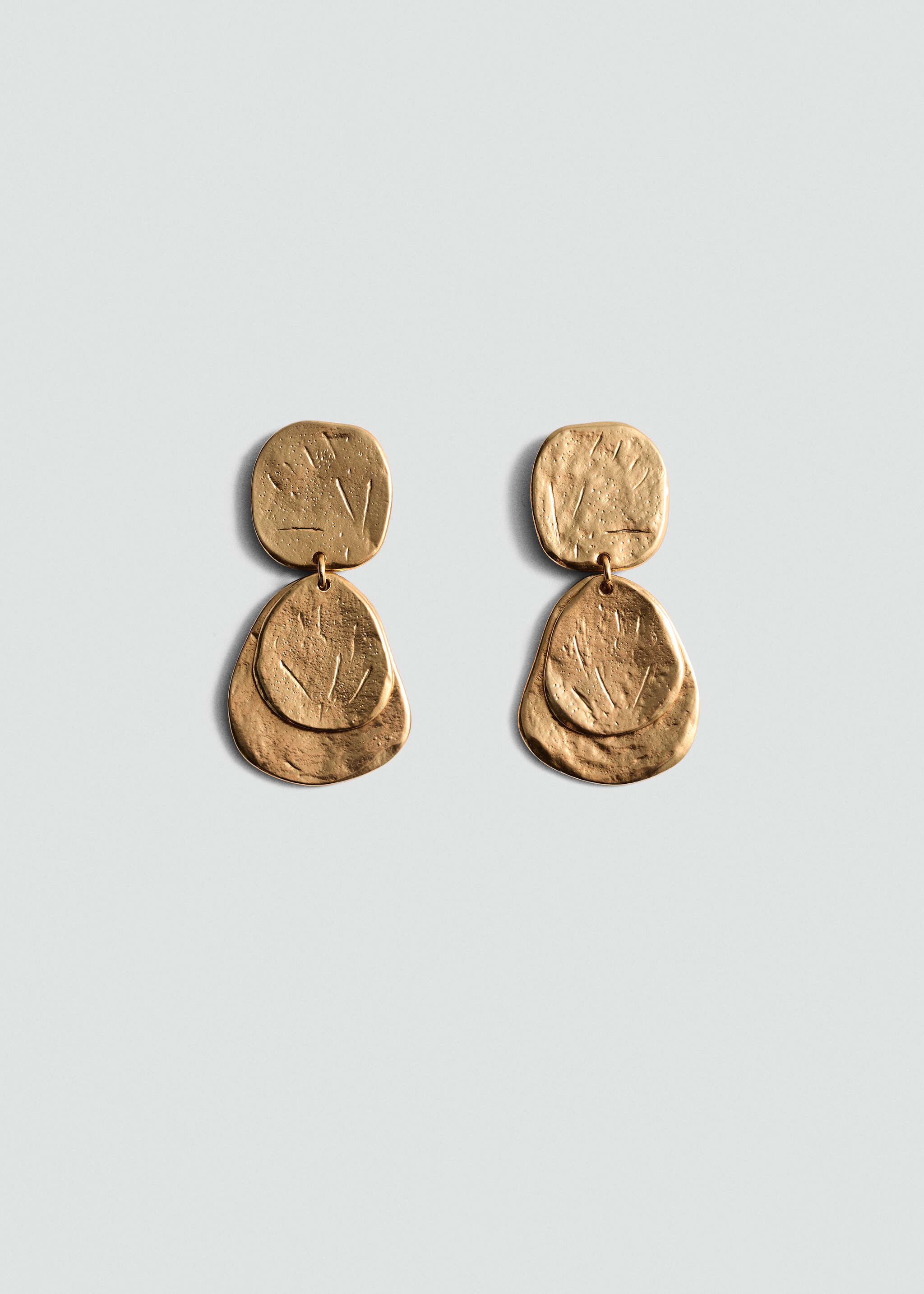 Длинные серьги-монеты - Изделие без модели