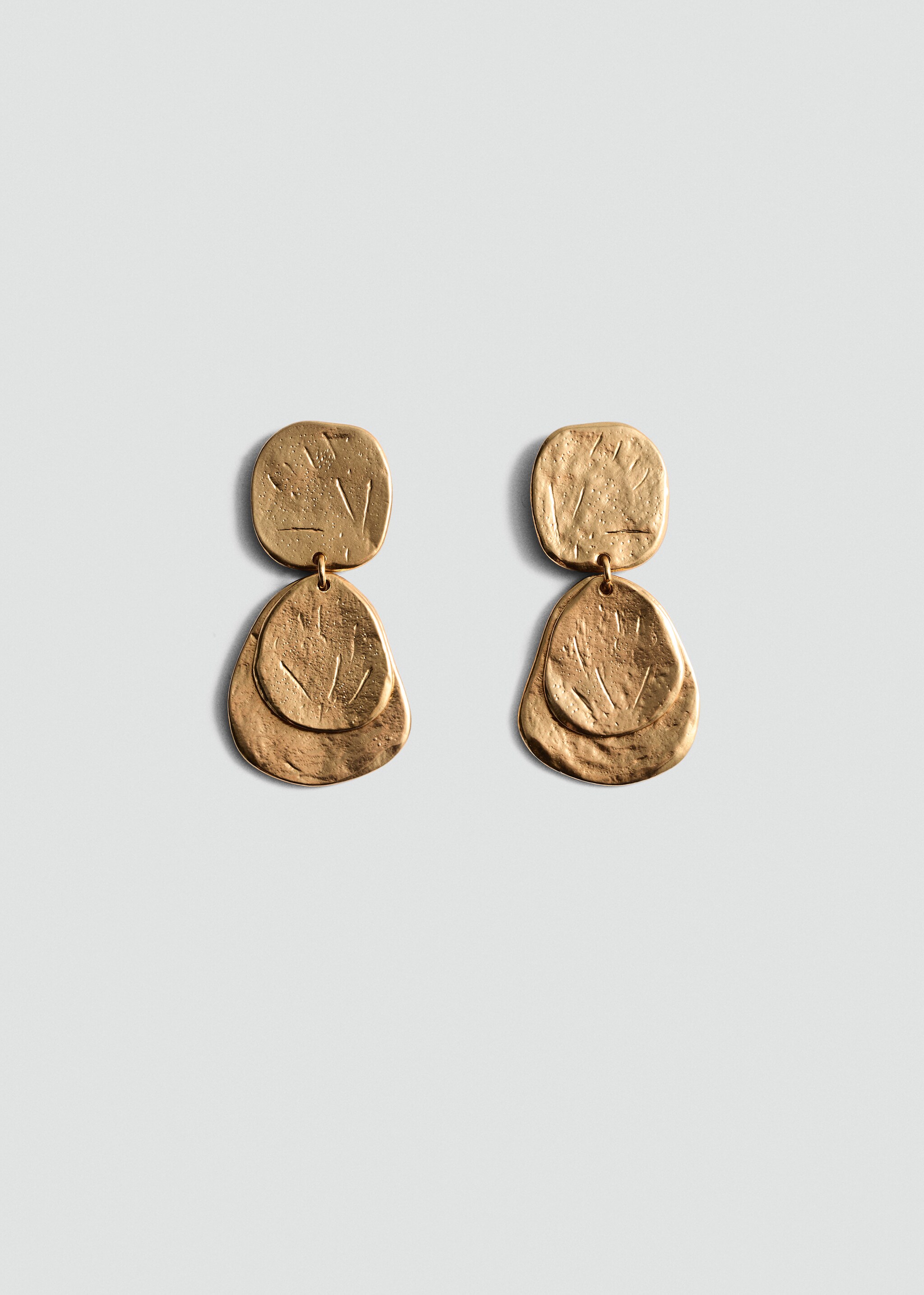 Long coin earrings  - Article without model