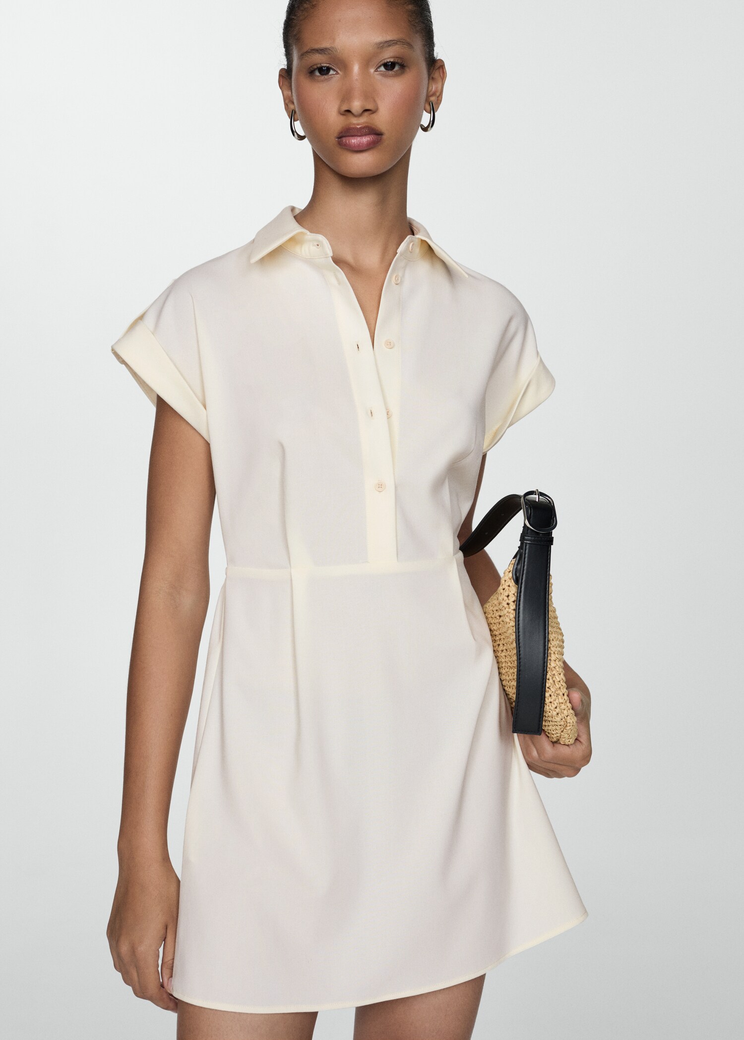 Short shirt dress - Medium plane