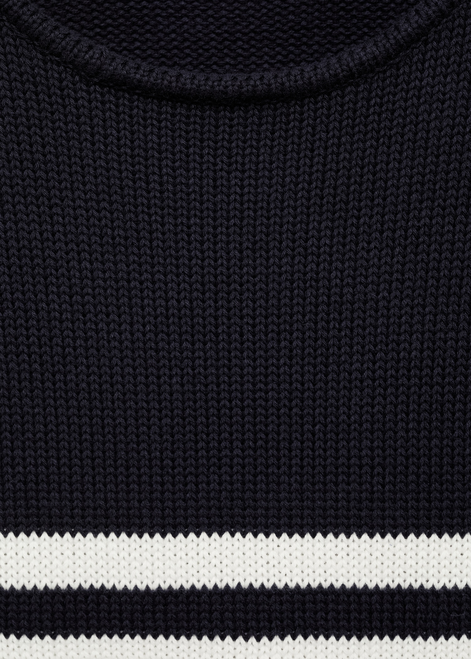 Striped knitted gilet - Details of the article 8