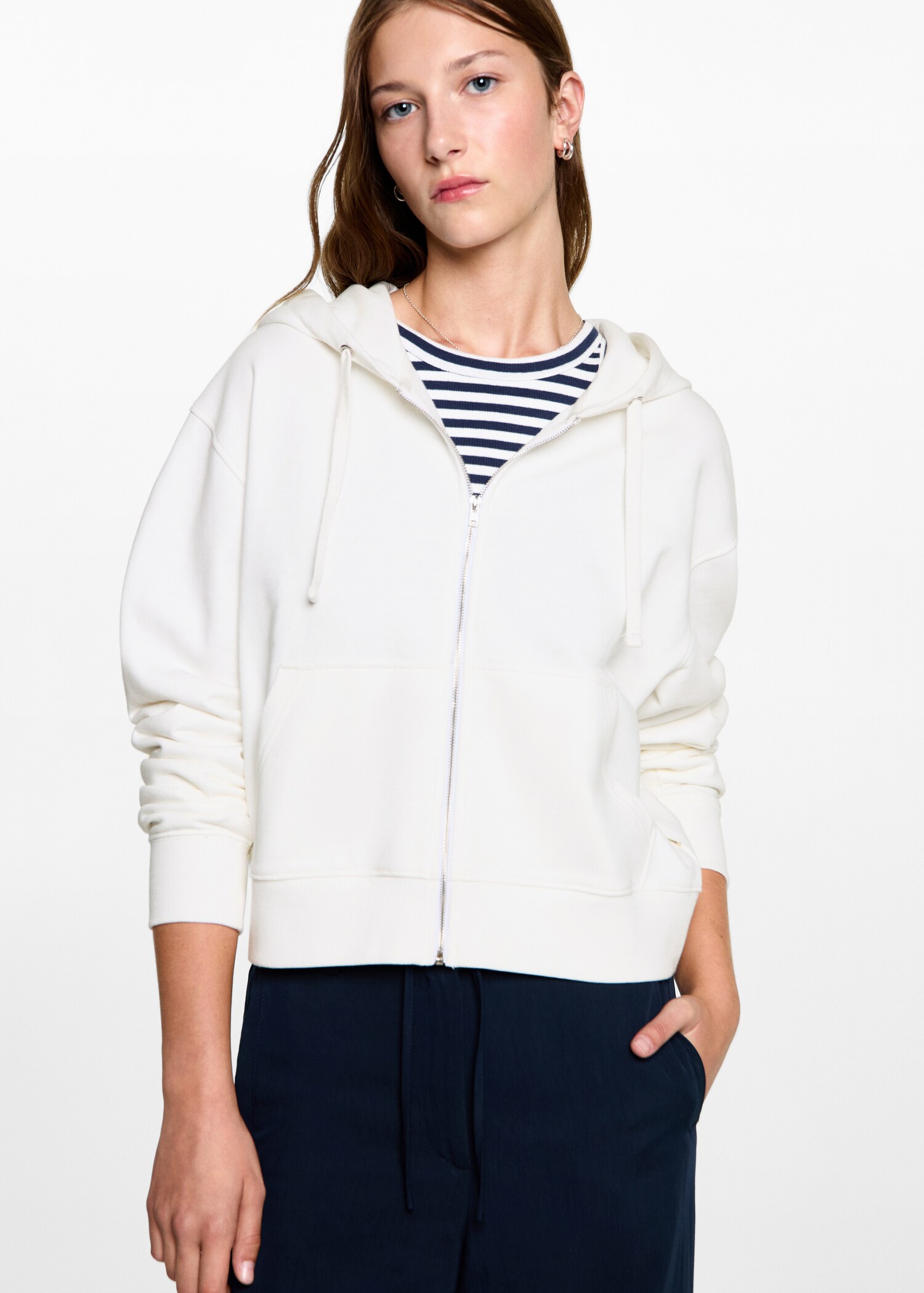 Zipped hoodie - Medium plane