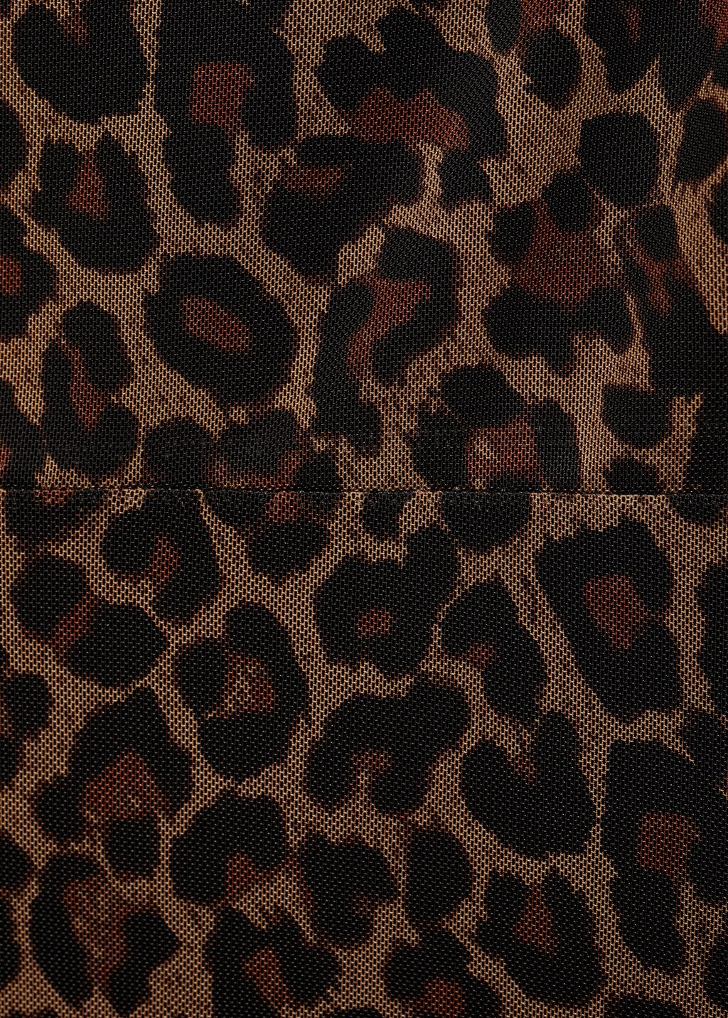 Short leopard-print dress