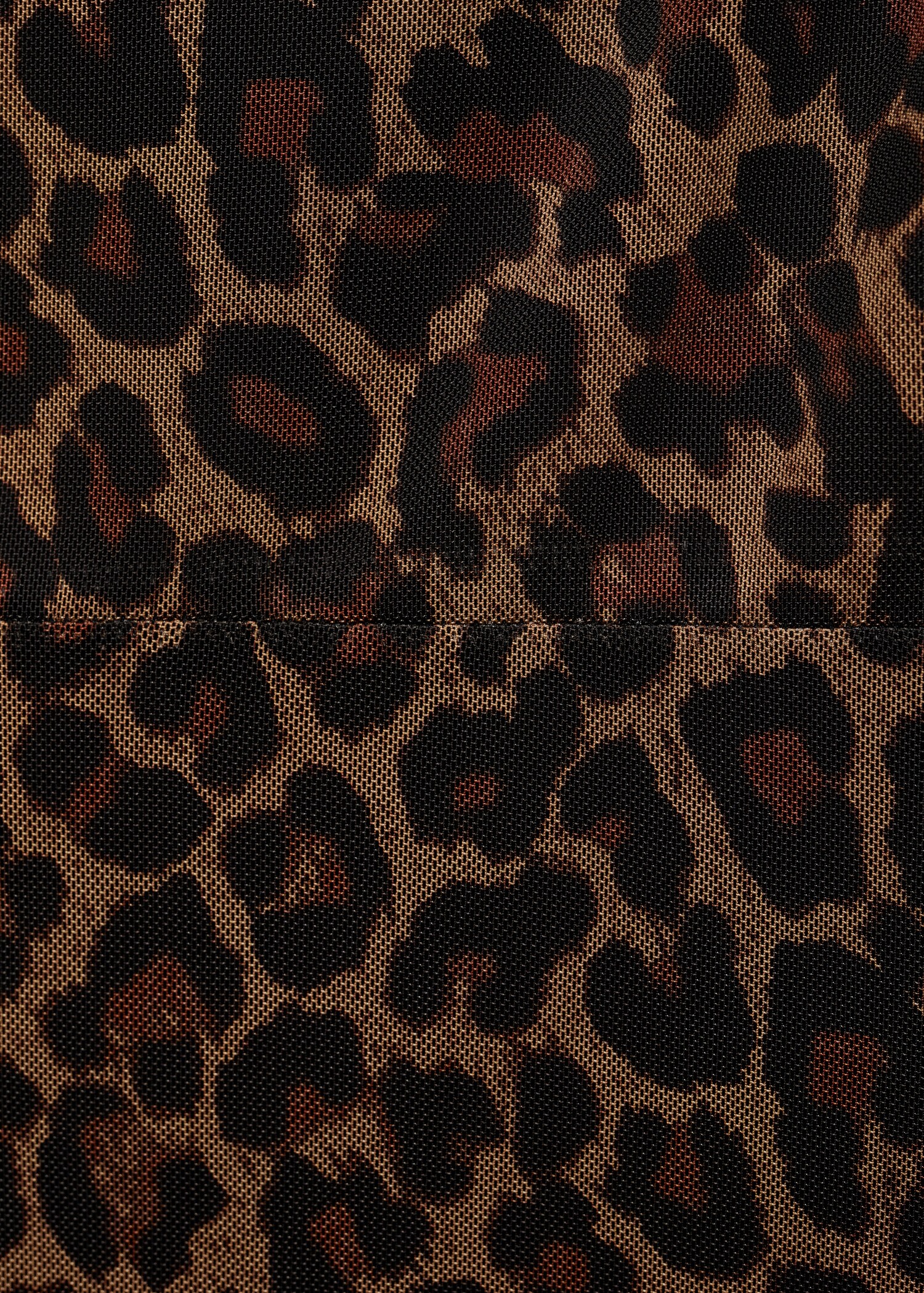 Short leopard-print dress - Details of the article 0