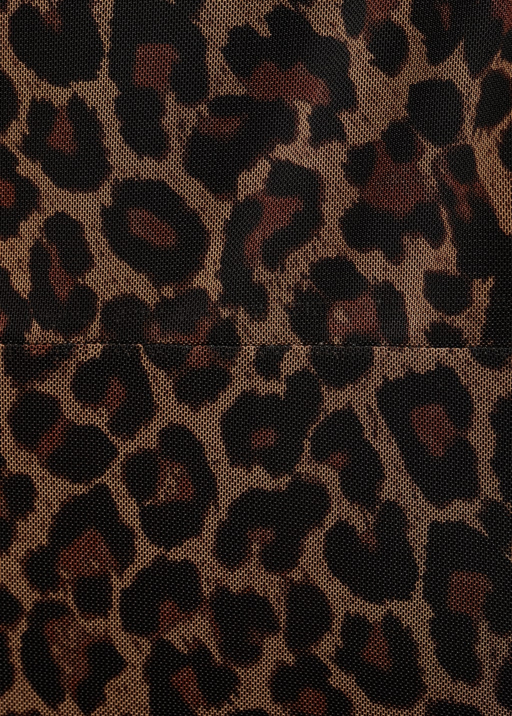 Short leopard-print dress