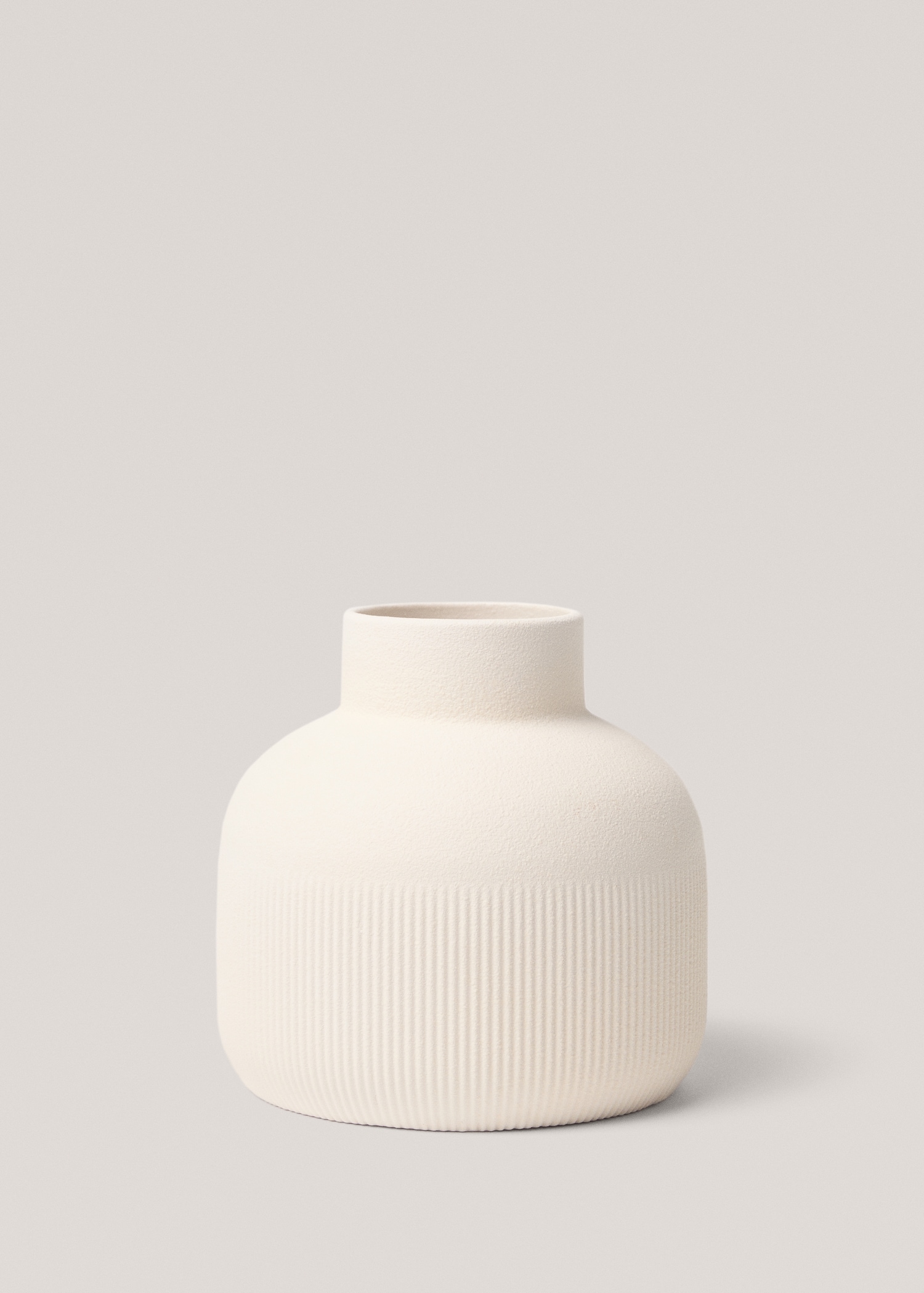Striped stoneware vase - Article without model