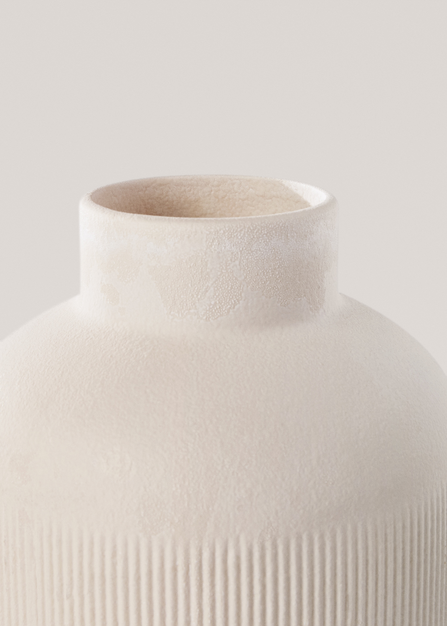 Striped stoneware vase - Details of the article 1