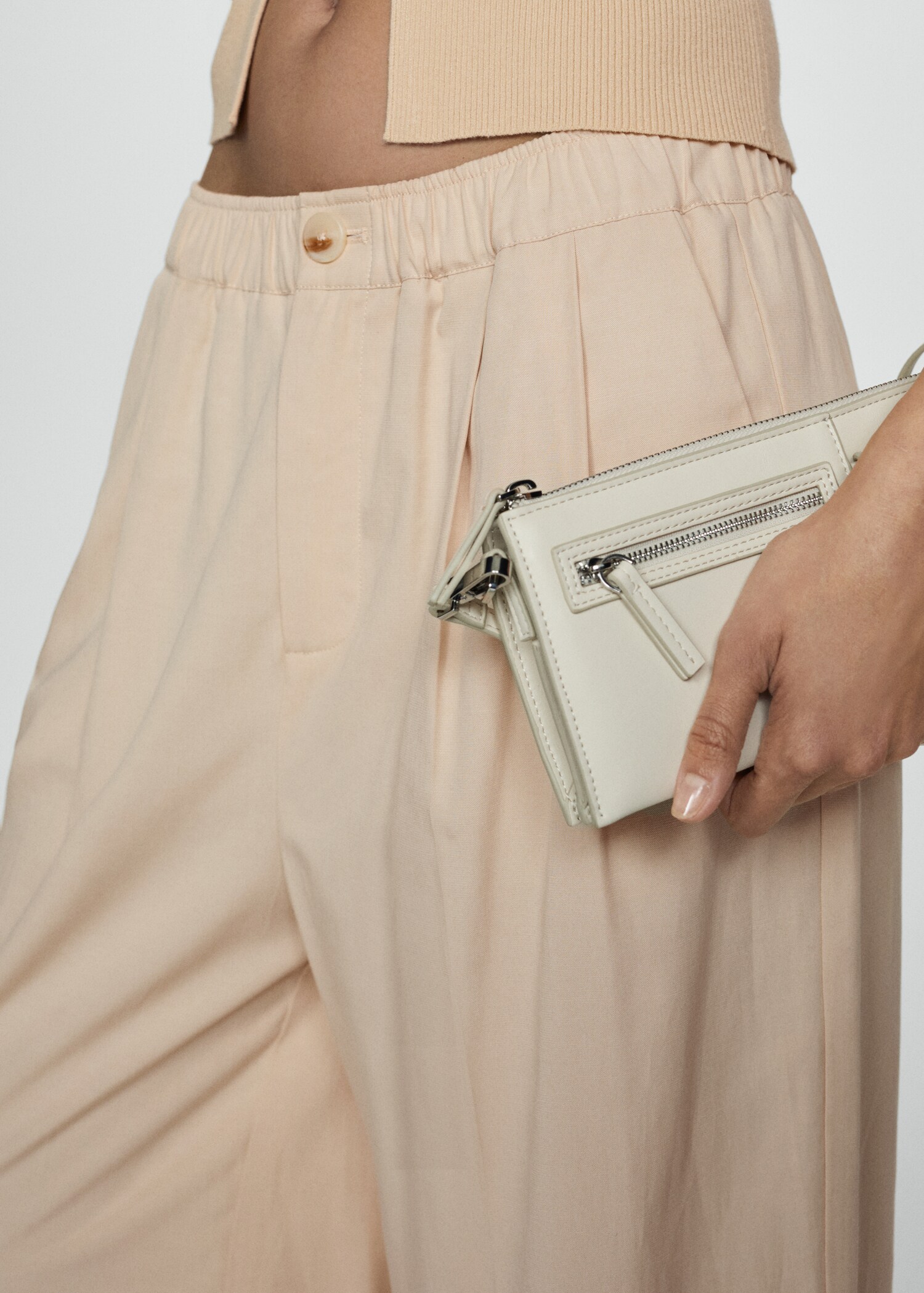 Lyocell pleated pants - Details of the article 6