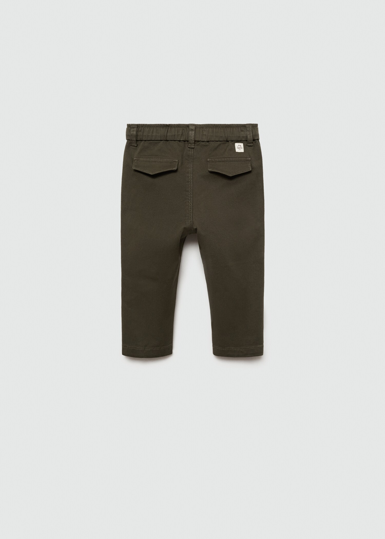 Elastic waist trousers - Reverse of the article
