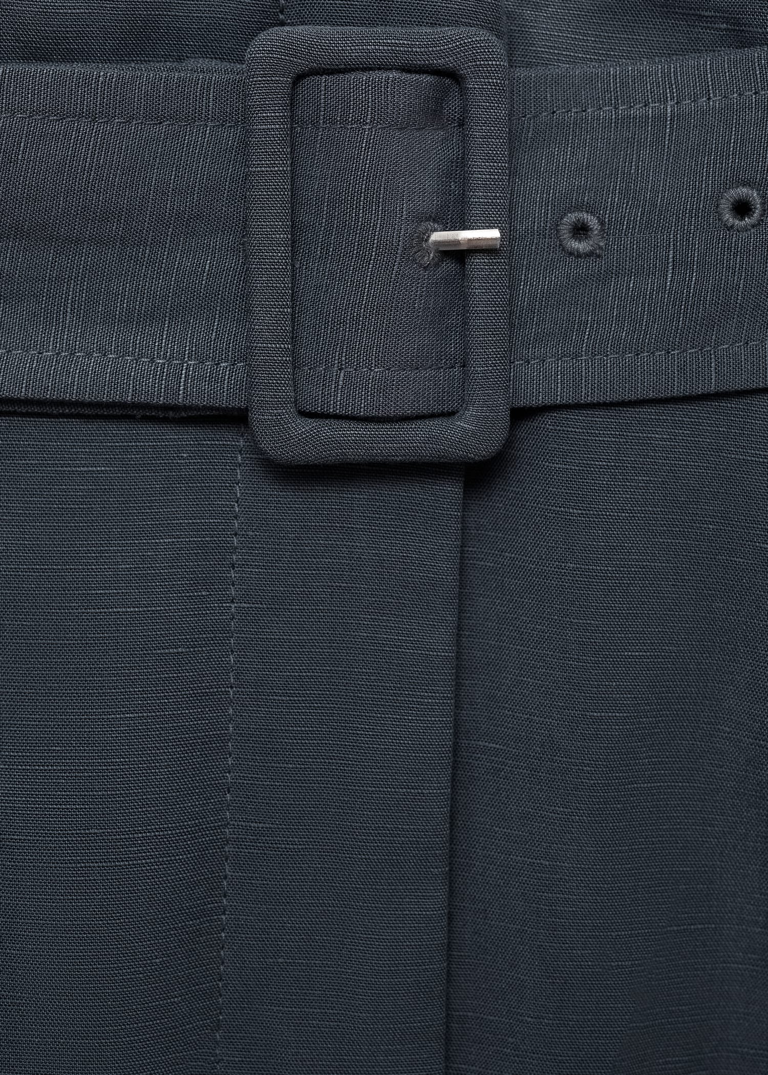 Lyocell trousers with belt - Details of the article 0