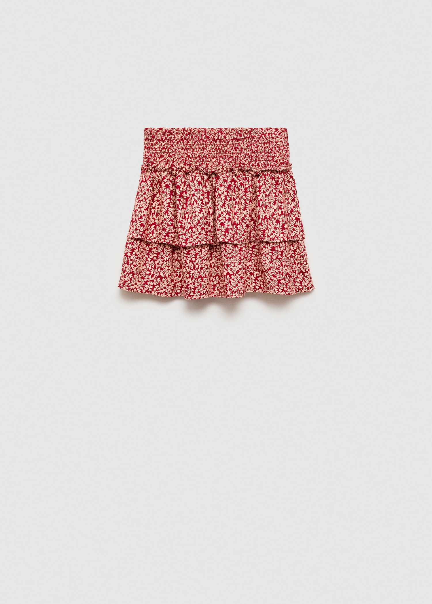 Printed ruffle skirt - Reverse of the article
