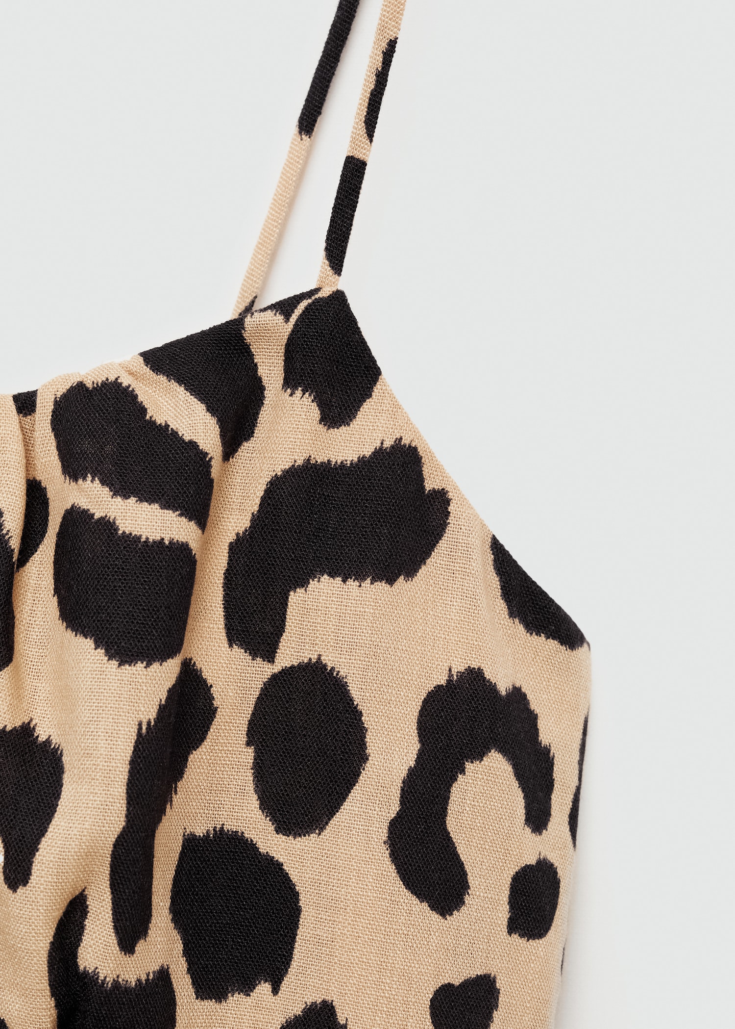 Short leopard-print dress - Details of the article 8