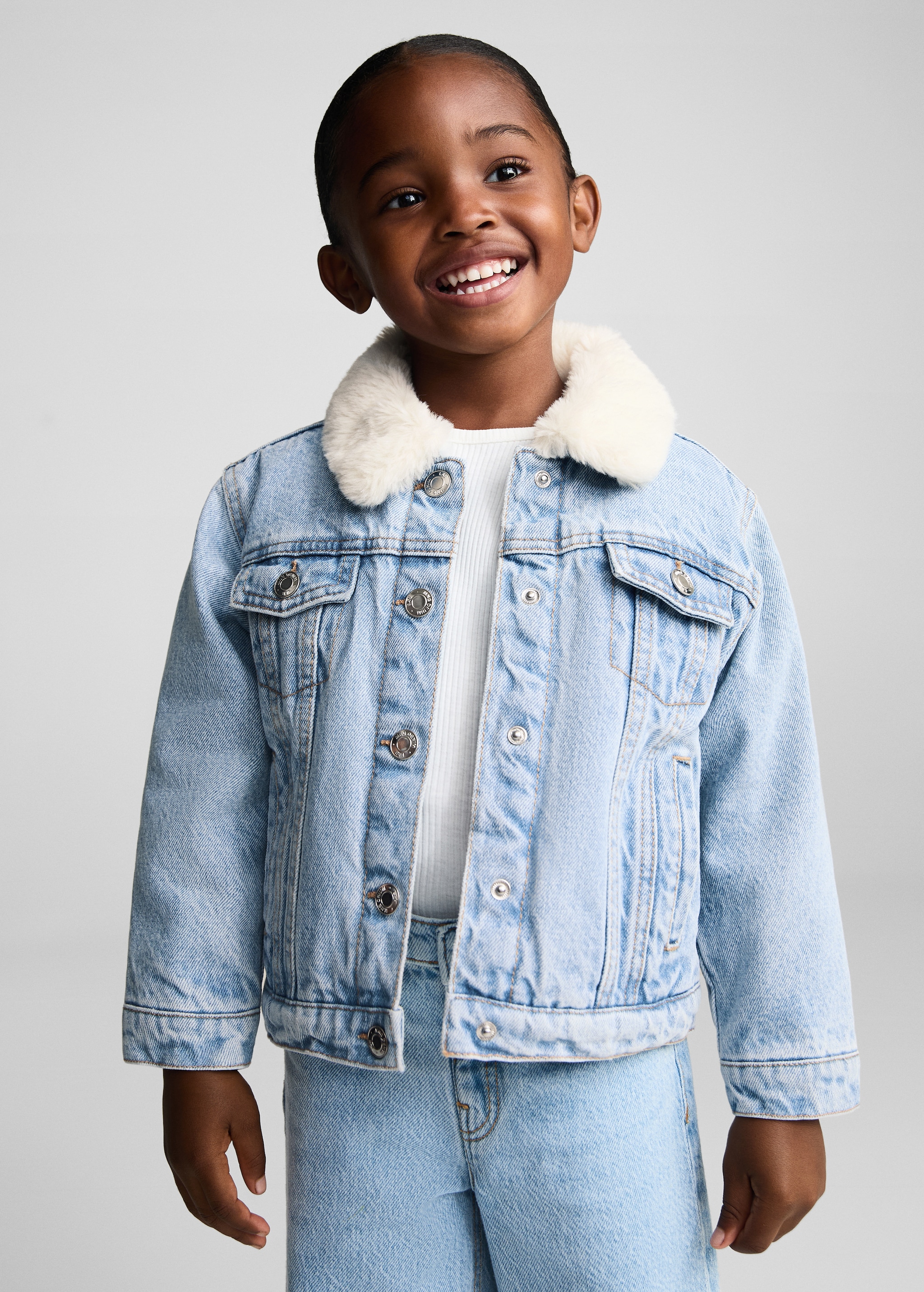 Fur-effect inner jacket - Main Image