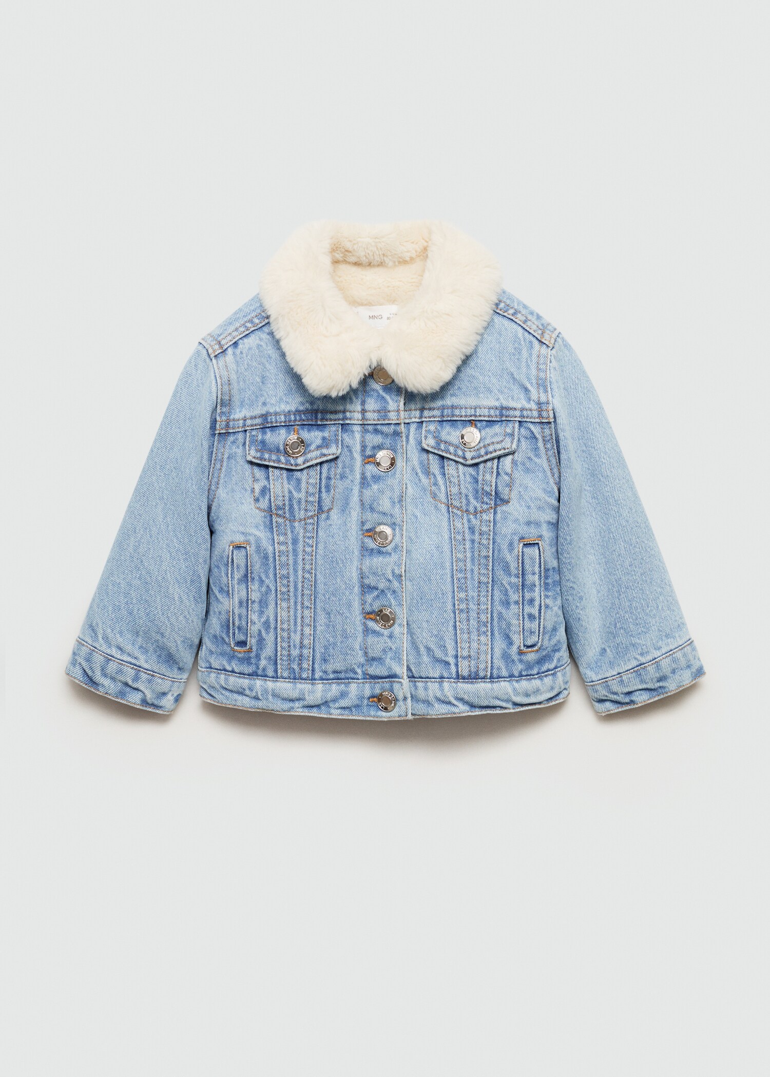Fur-effect inner jacket - Article without model