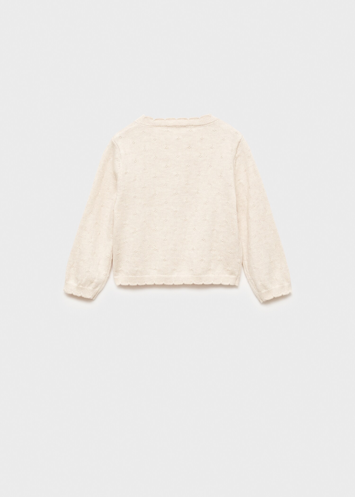 Cardigan maille brodé - Verso de l’article