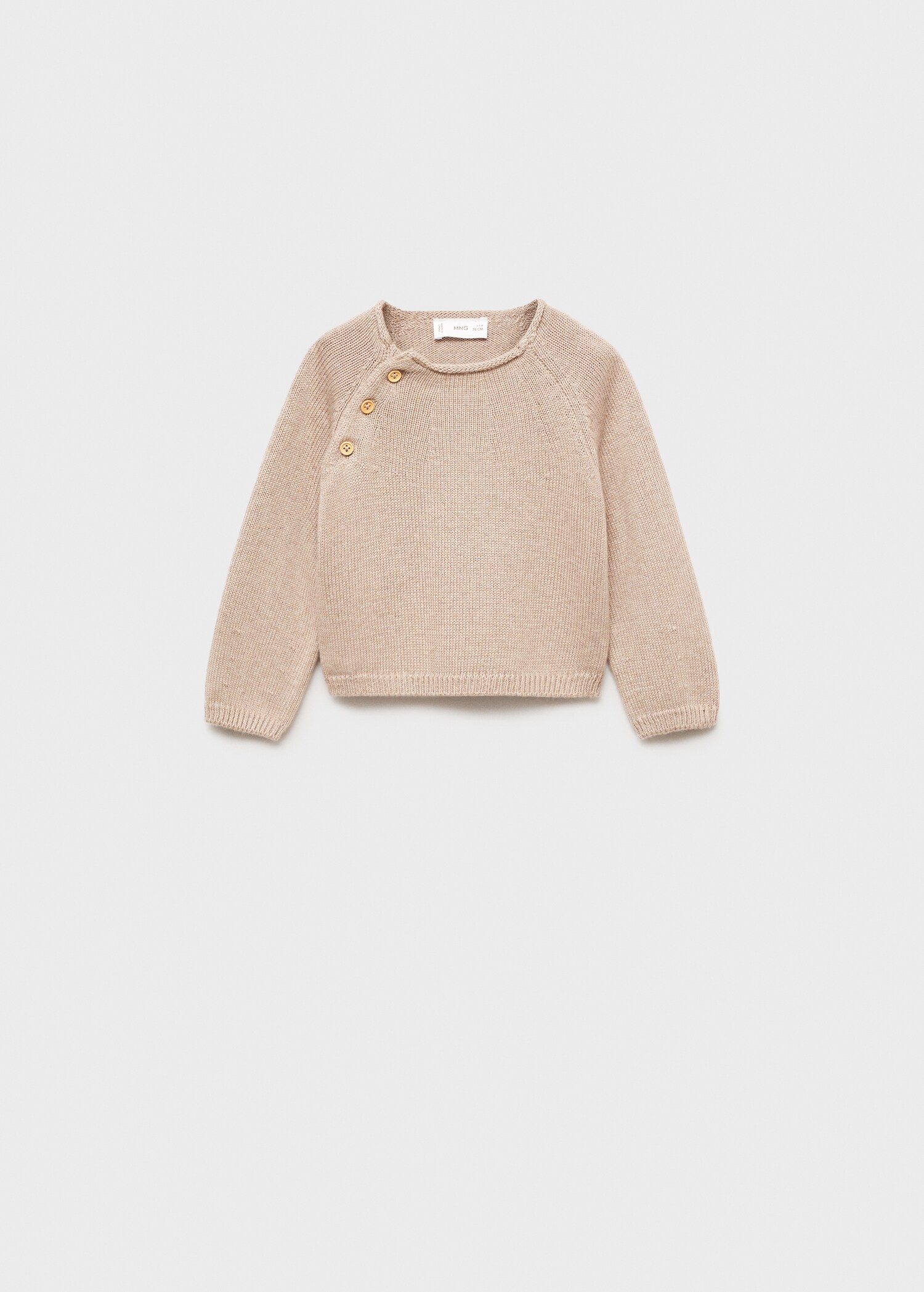 Buttons detail knit sweater - Article without model